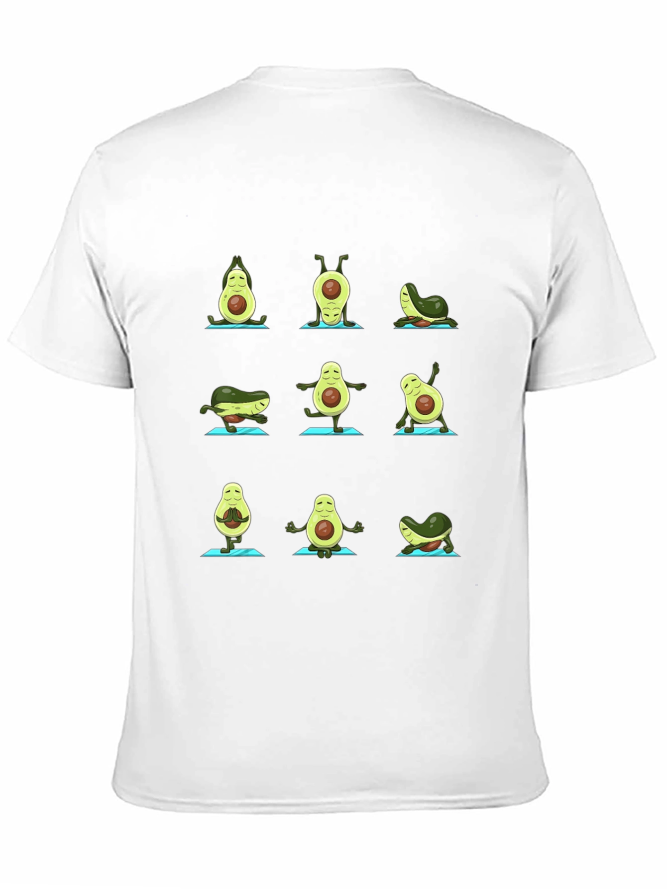 Yoga Avocado Black T-Shirt