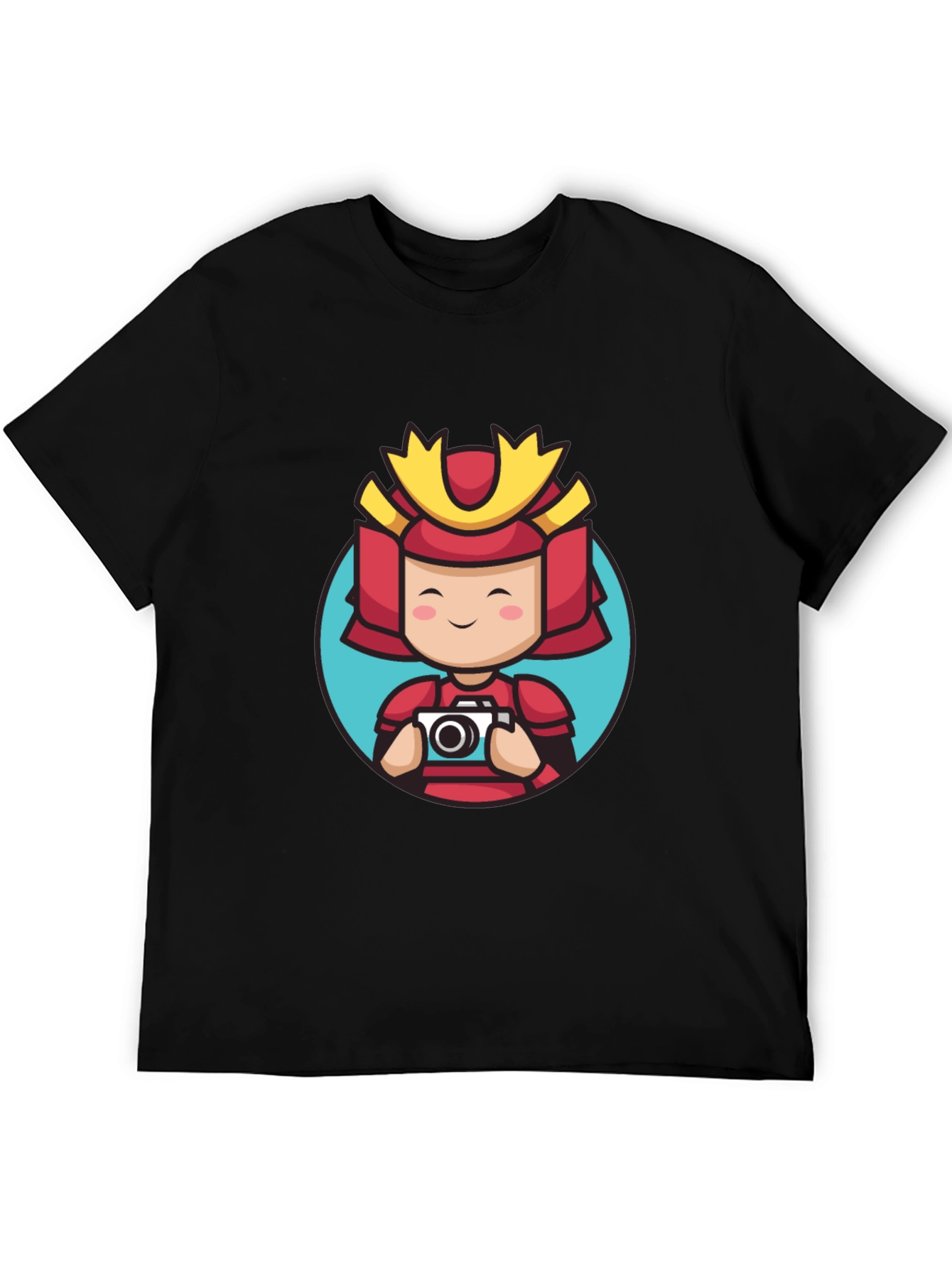 Samurai Photographer T-Shirt - Cool Graphic Tee