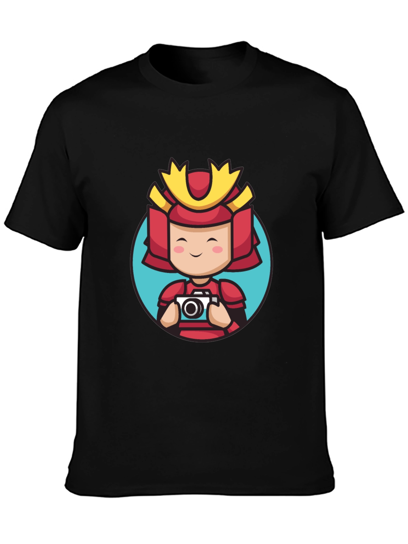 Samurai Photographer T-Shirt - Cool Graphic Tee