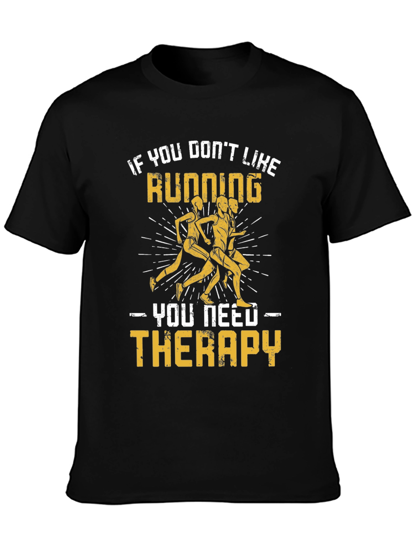 Running Therapy T-Shirt - Funny Gift for Runners