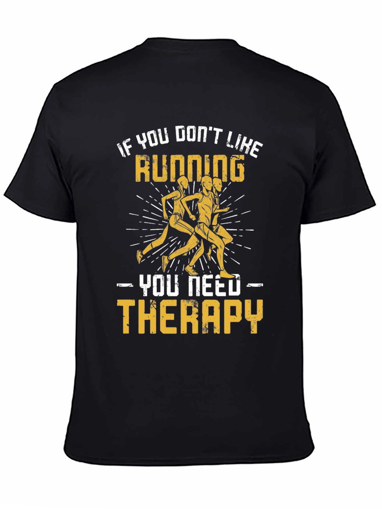 Running Therapy T-Shirt - Funny Gift for Runners