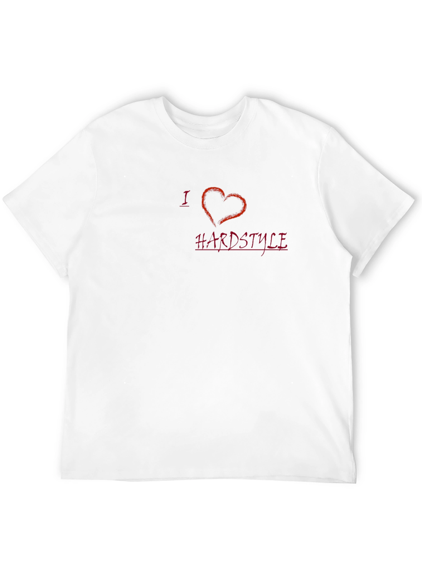 I Heart Hardstyle Black Graphic Tee Shirt