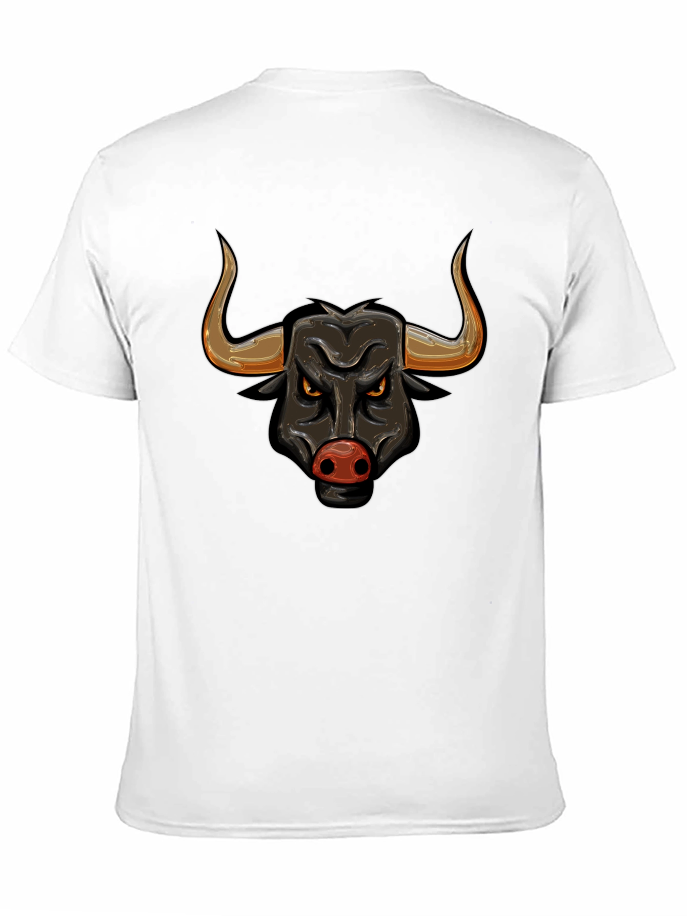 Black Bull Graphic Tee - Bold Design