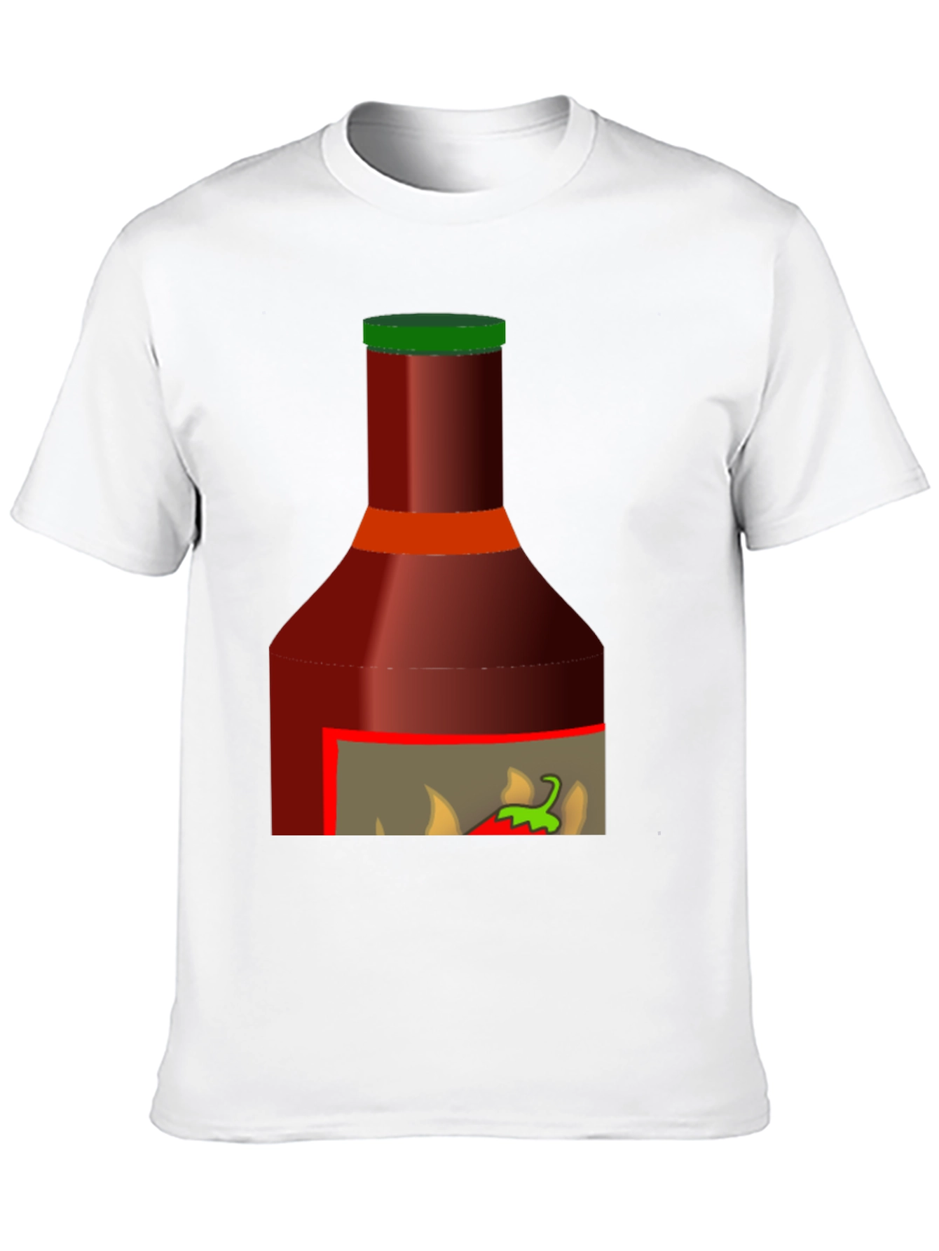 Spicy Sauce Graphic Tee - Black T-Shirt