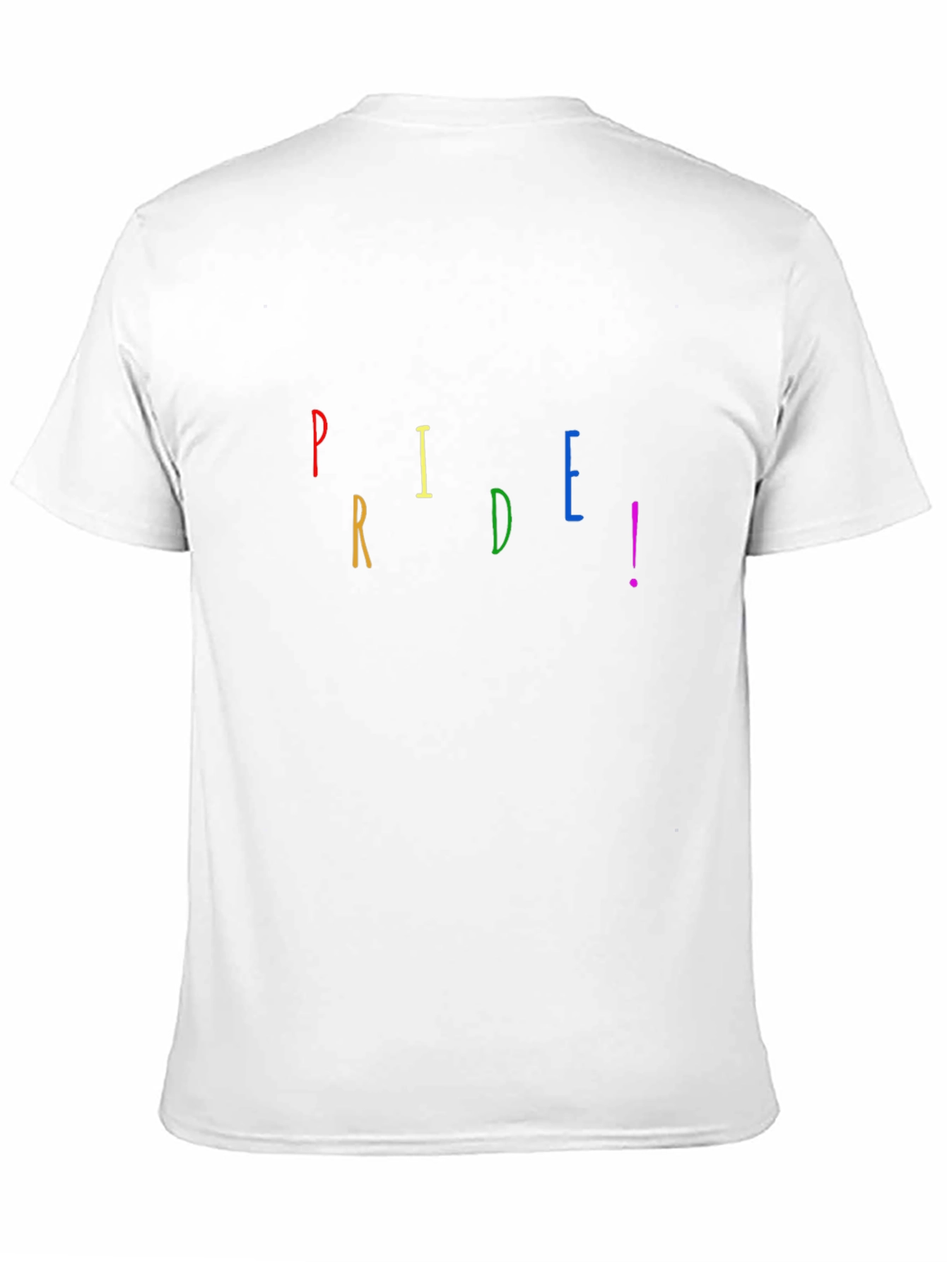 Pride Rainbow Graphic T-Shirt - Black Crew Neck Tee