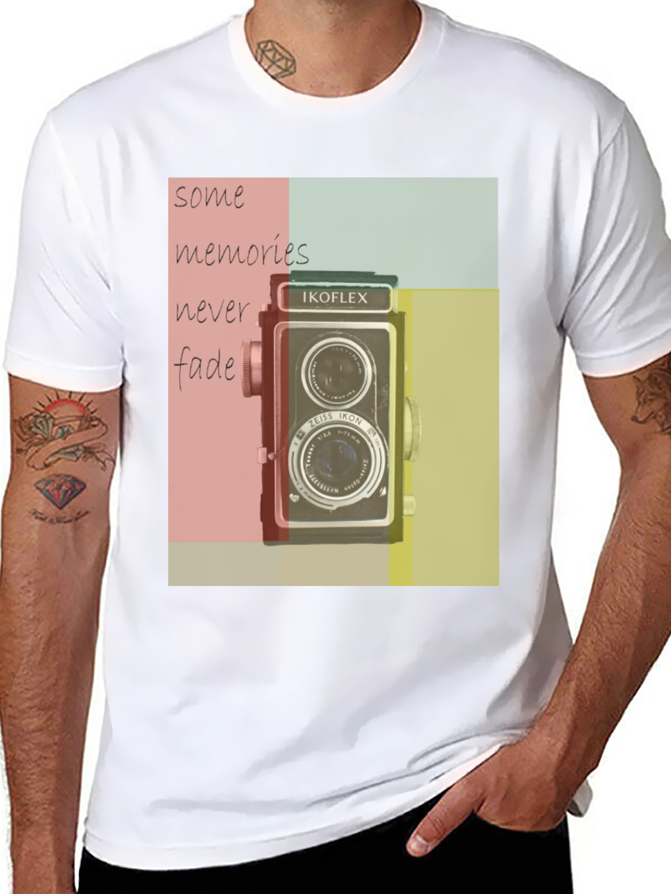Retro Camera Graphic Tee - IKOFIEX