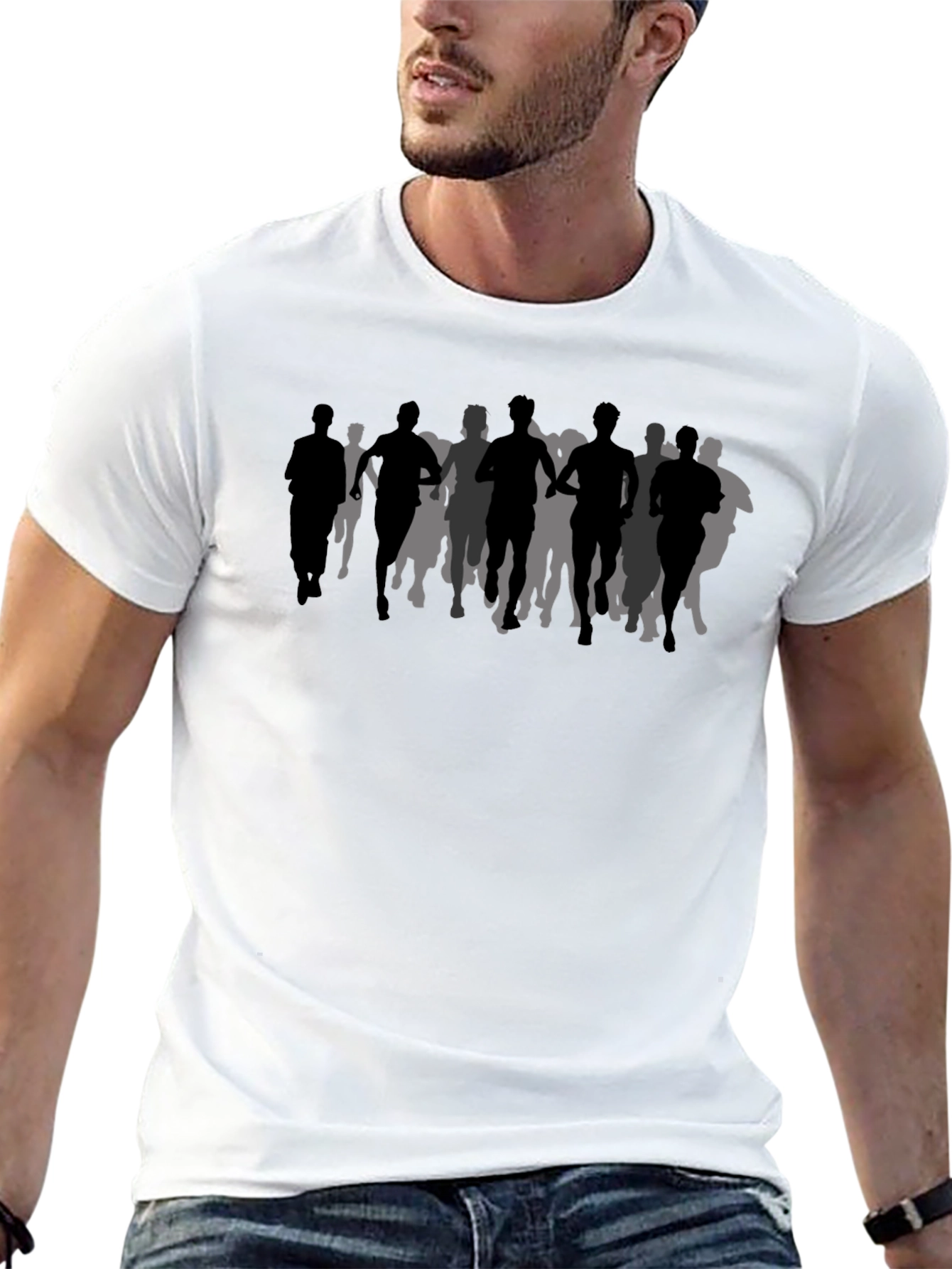Runners T-Shirt - Marathon Silhouette