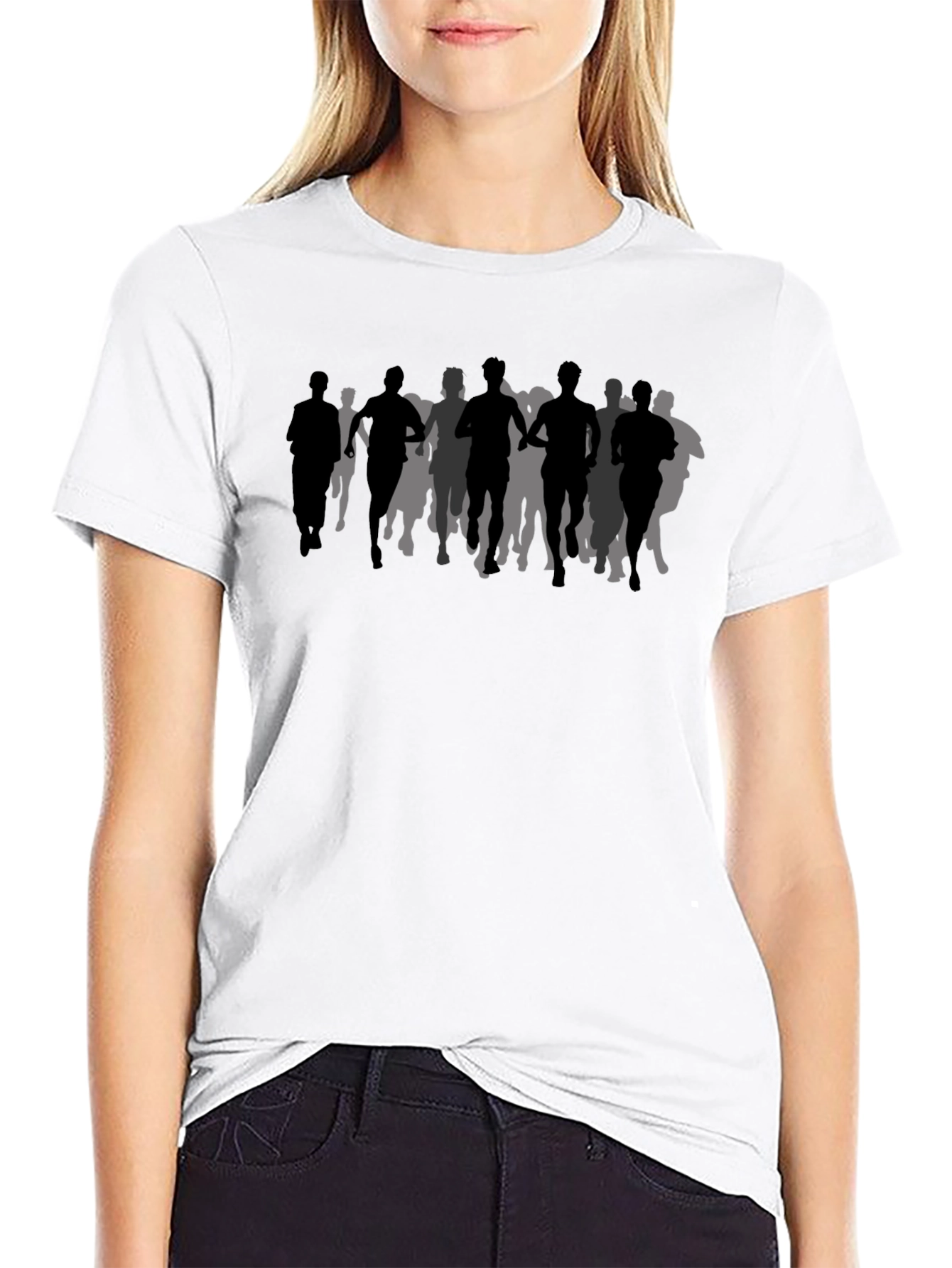 Runners T-Shirt - Marathon Silhouette