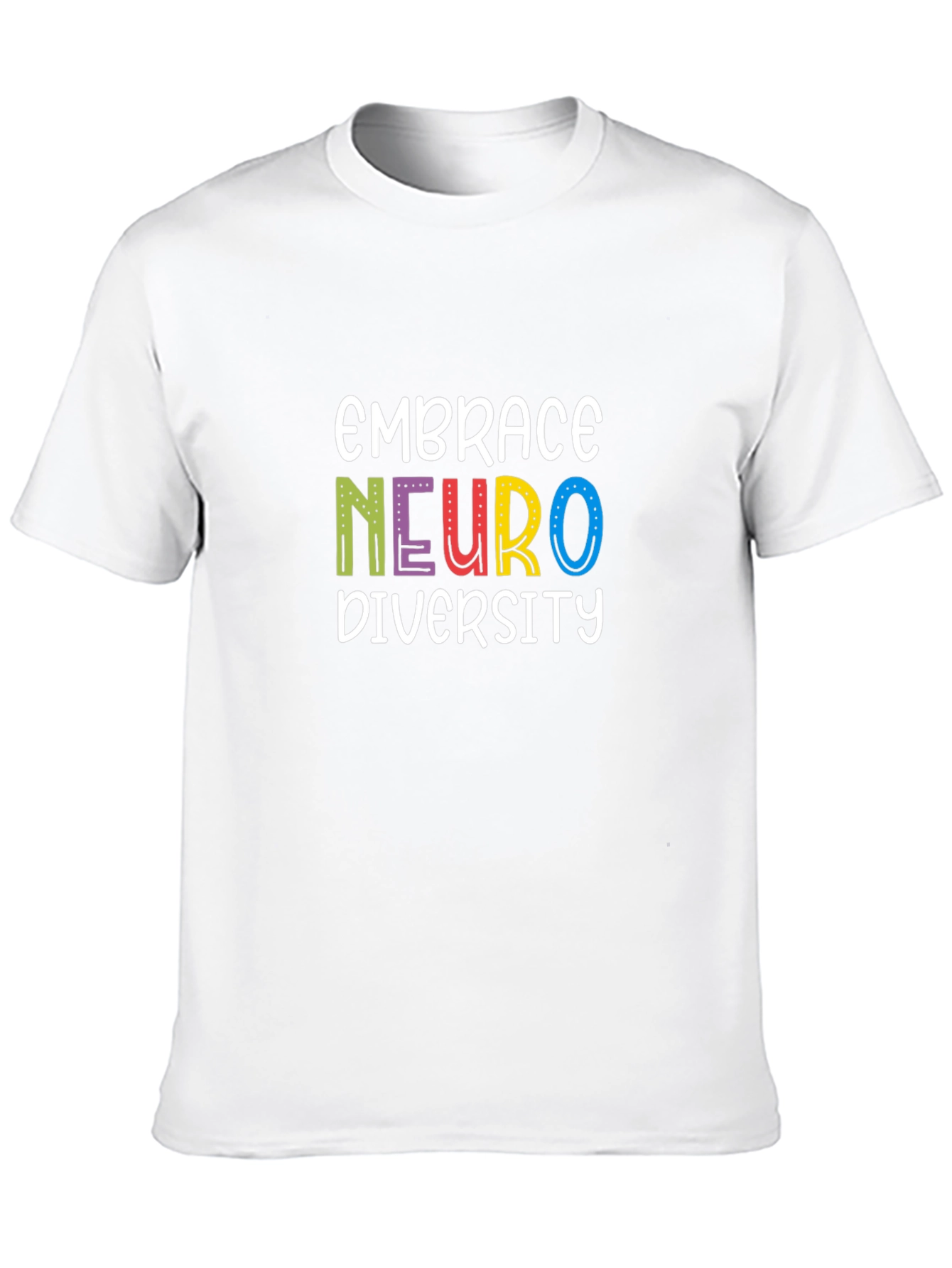 Embrace Neuro Diversity Graphic Tee - Black