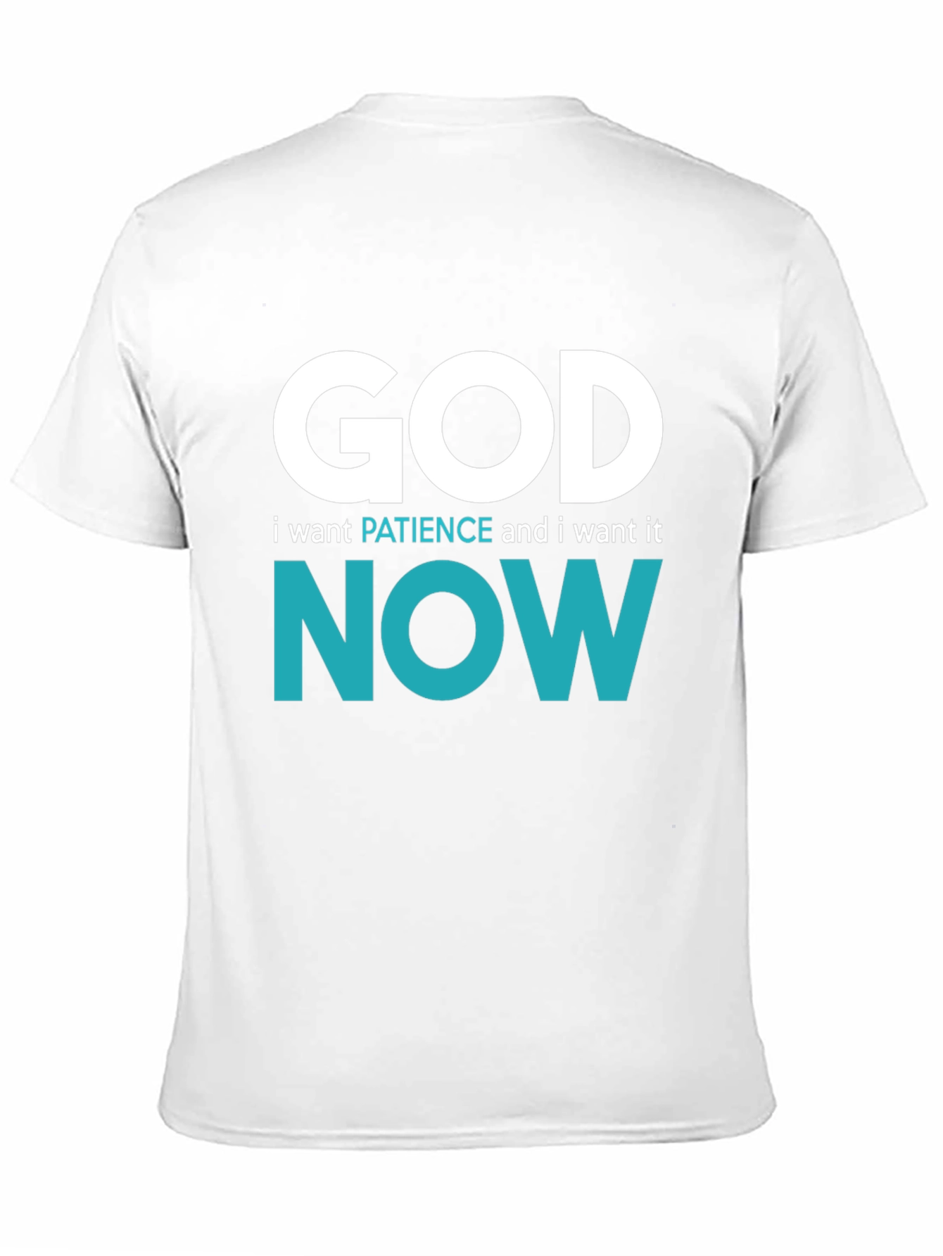 God Patience Now Graphic Tee - Comfort Fit