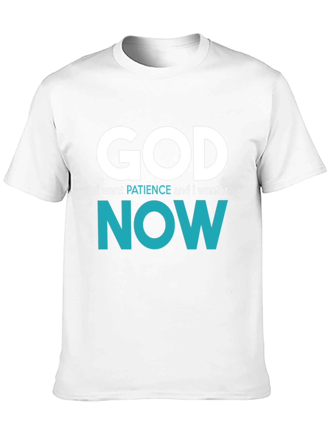 God Patience Now Graphic Tee - Comfort Fit