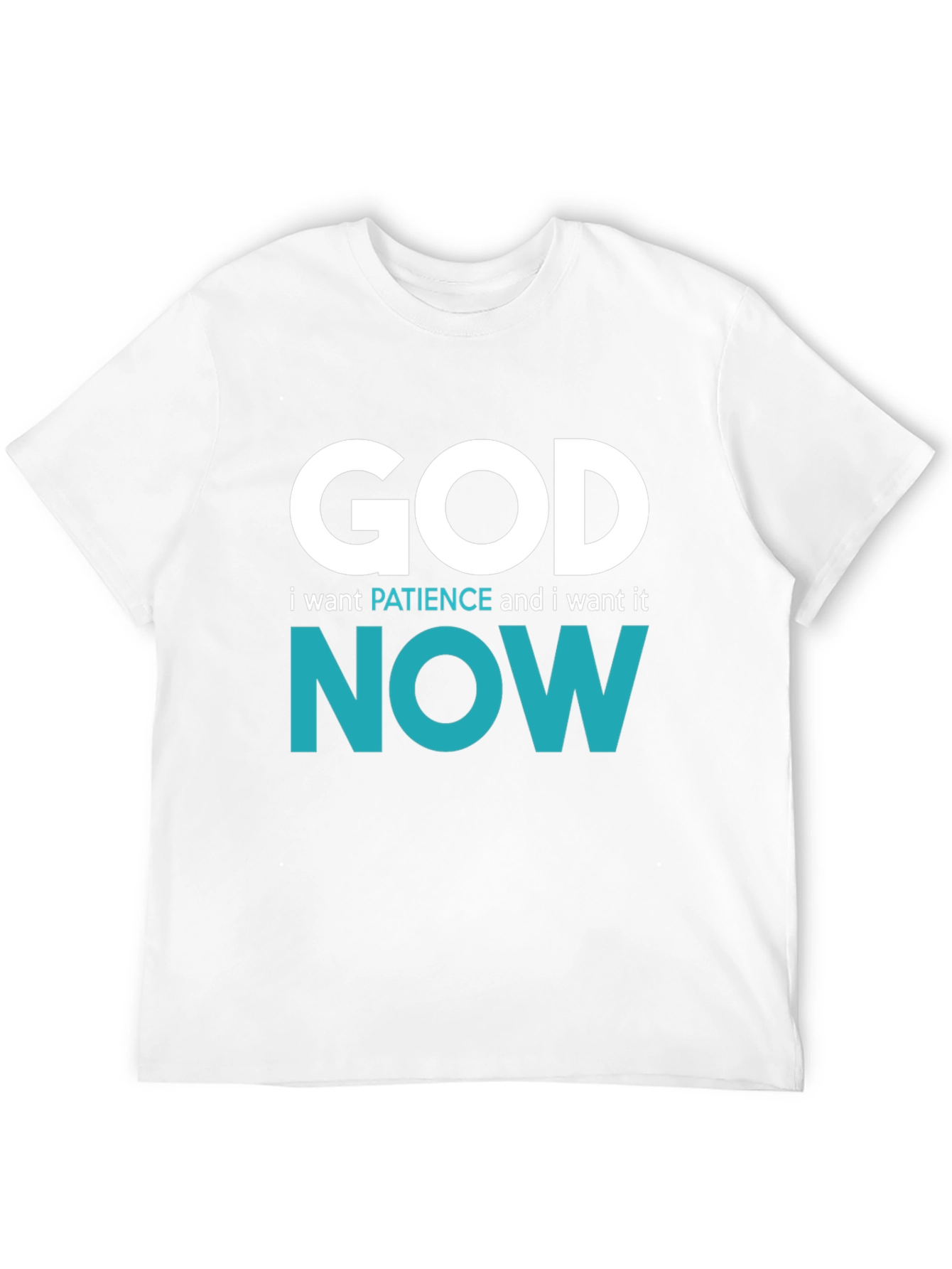 God Patience Now Graphic Tee - Comfort Fit