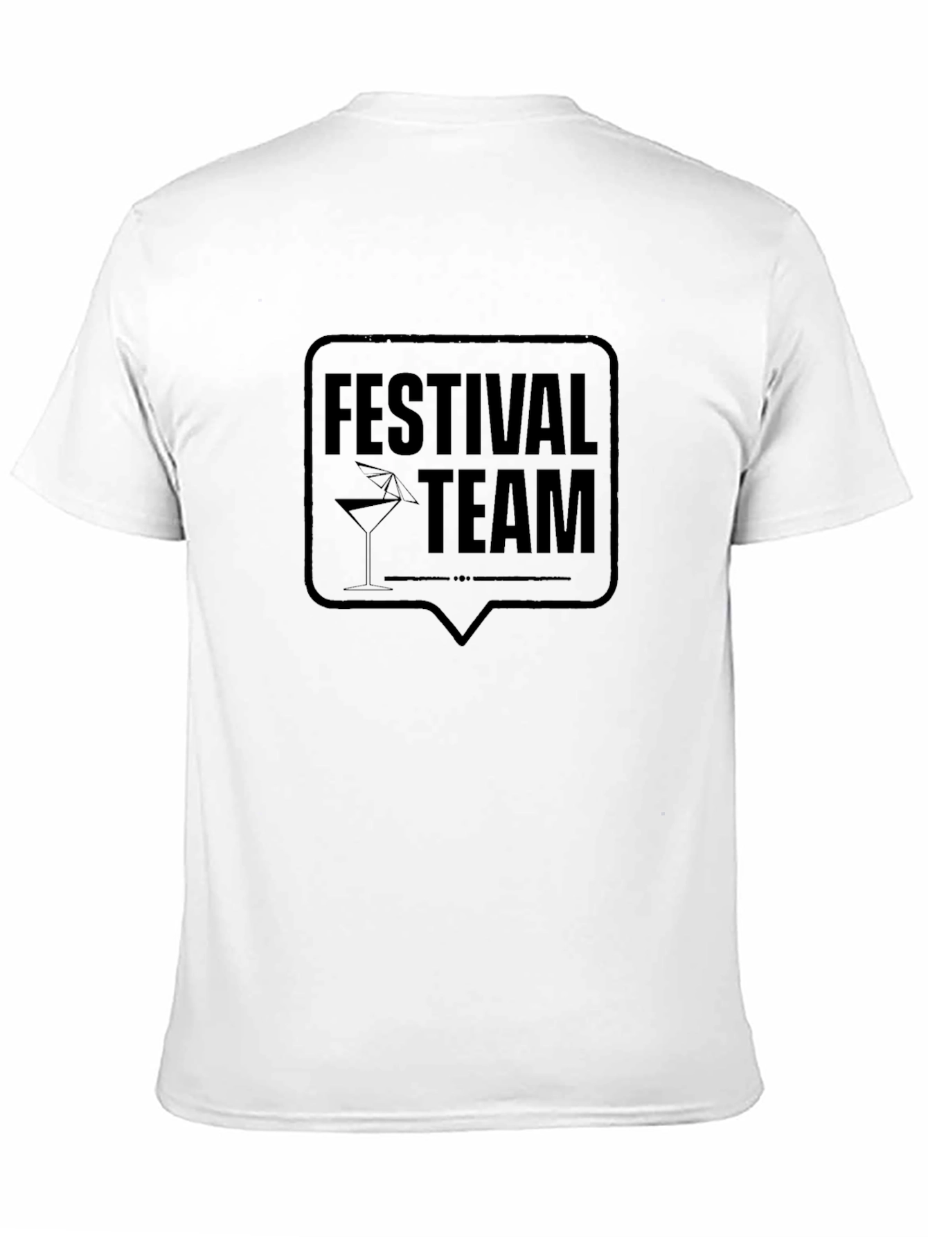 Festival Team Black T-Shirt - Party Crew Apparel