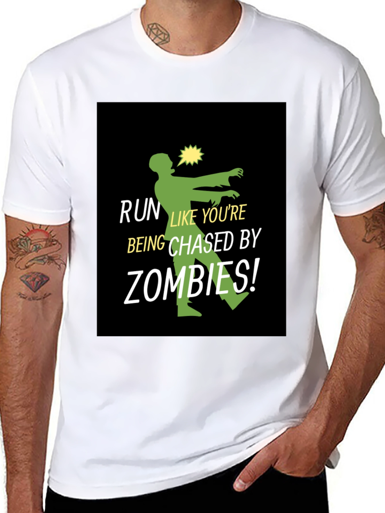 Run Like Youre Being Chased By Zombies T-Shirt