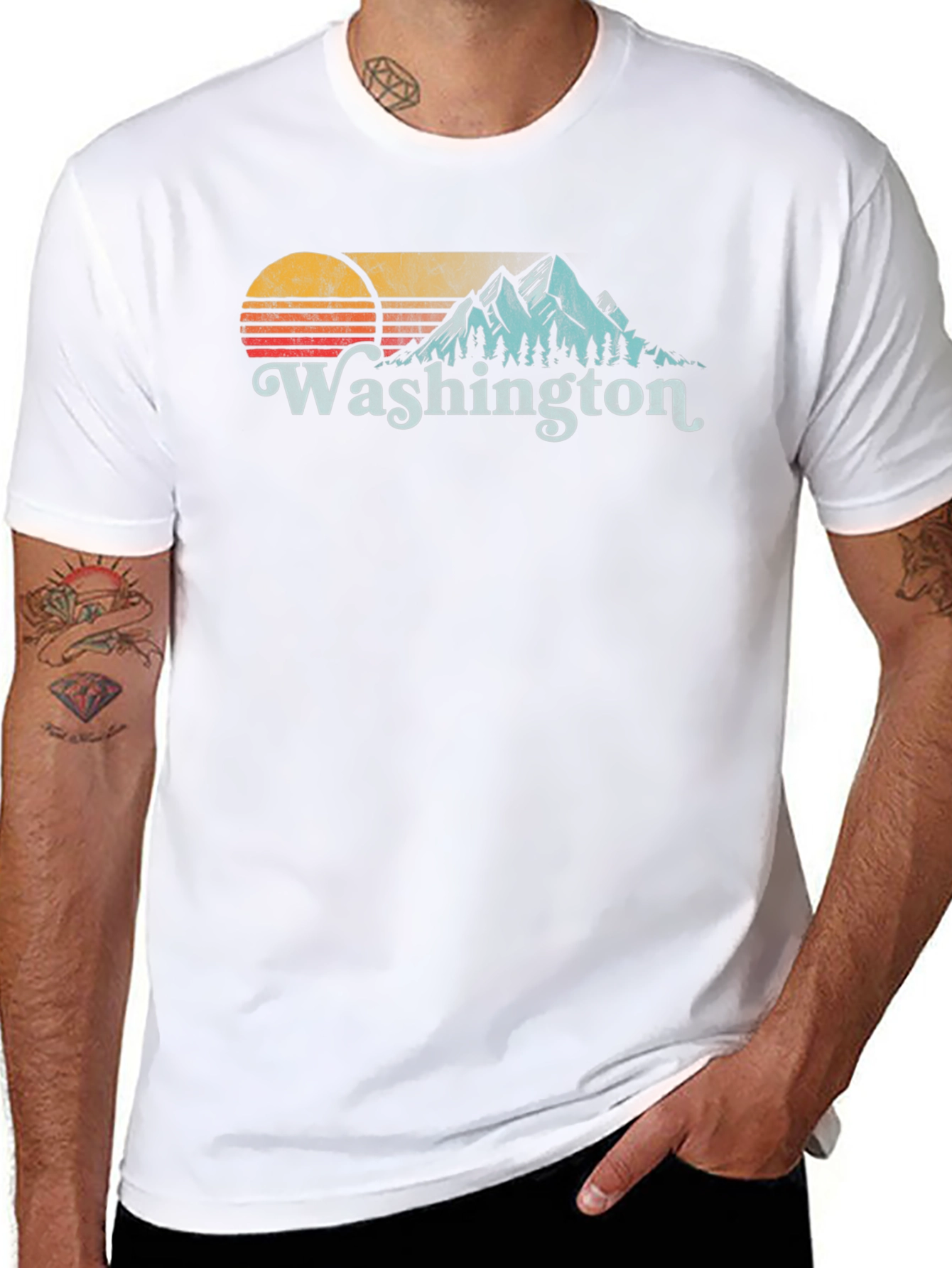 Washington State Retro Graphic Tee