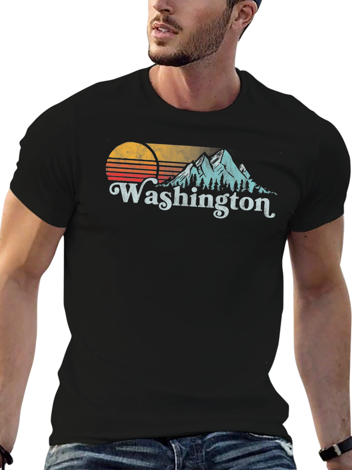 Washington State Retro Graphic Tee
