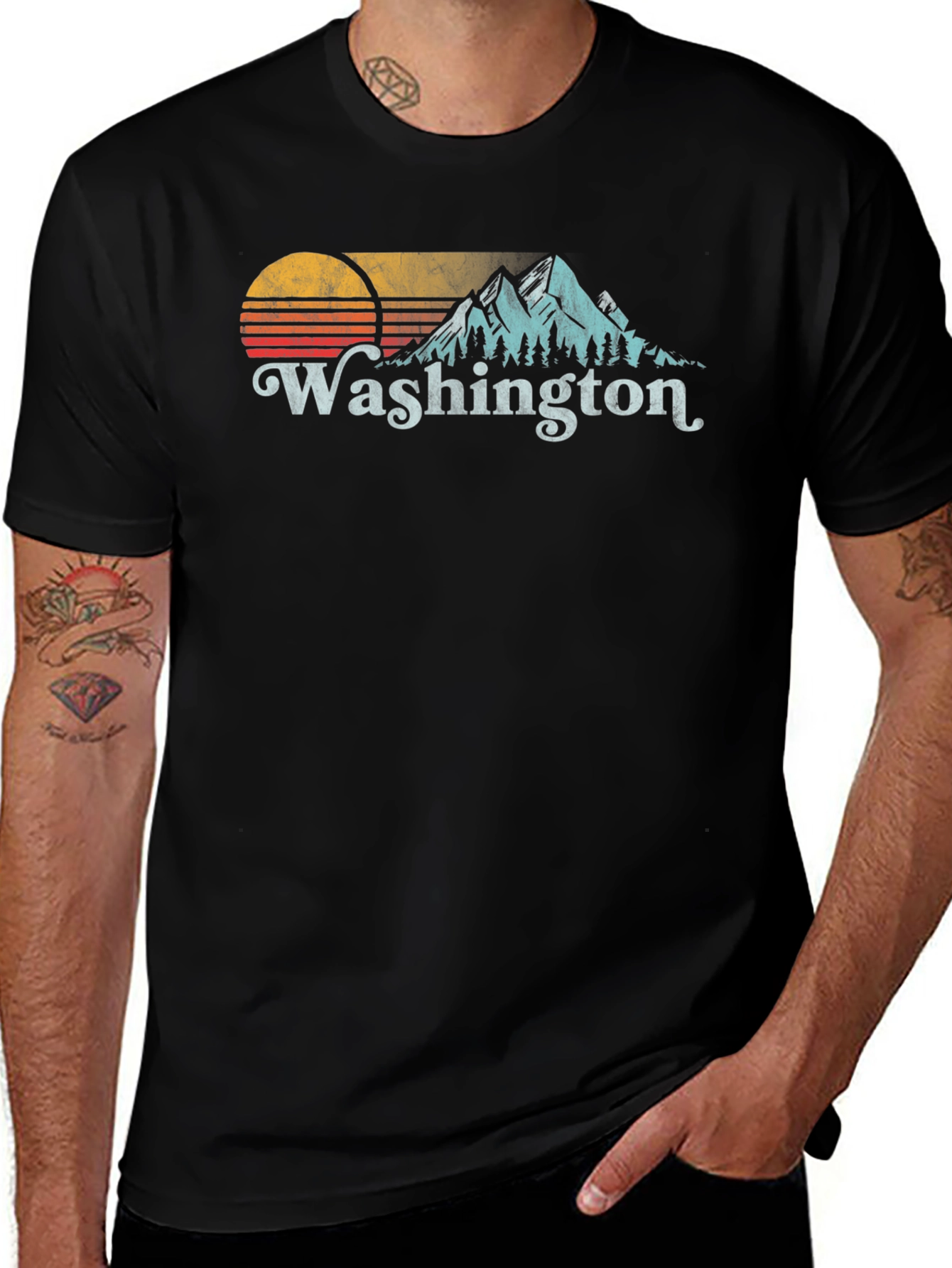 Washington State Retro Graphic Tee