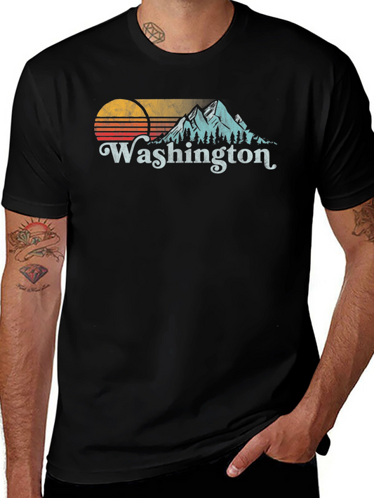 Washington State Retro Graphic Tee
