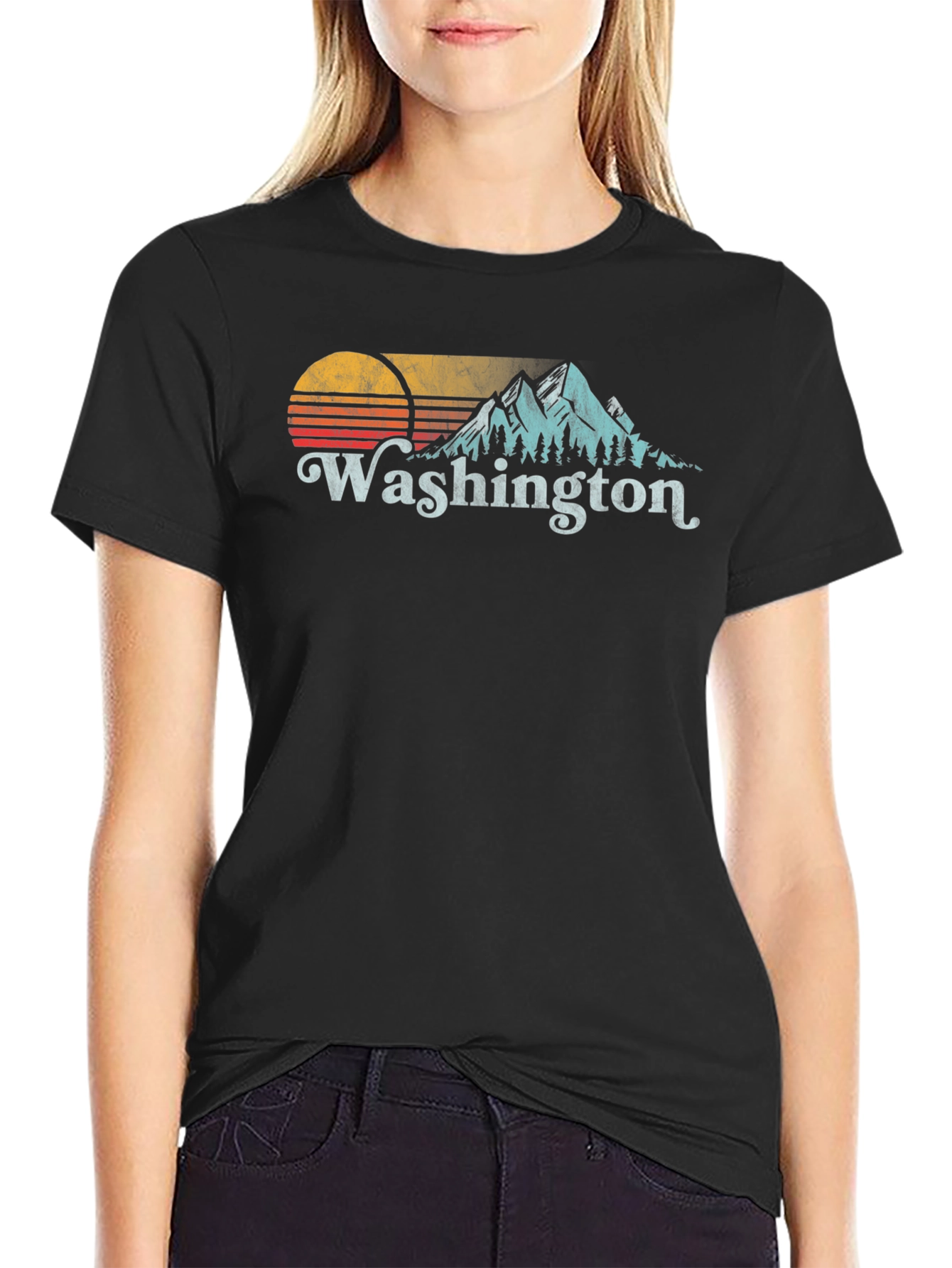 Washington State Retro Graphic Tee