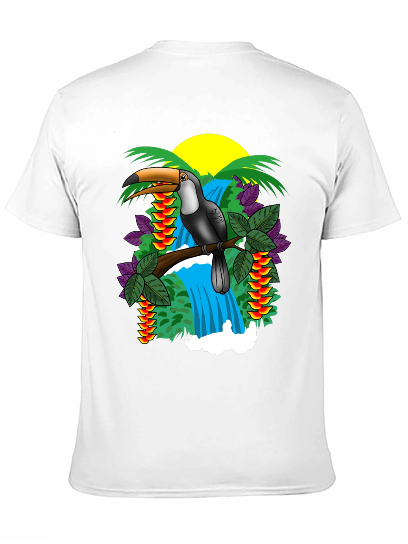 Tropical Toucan Graphic T-Shirt