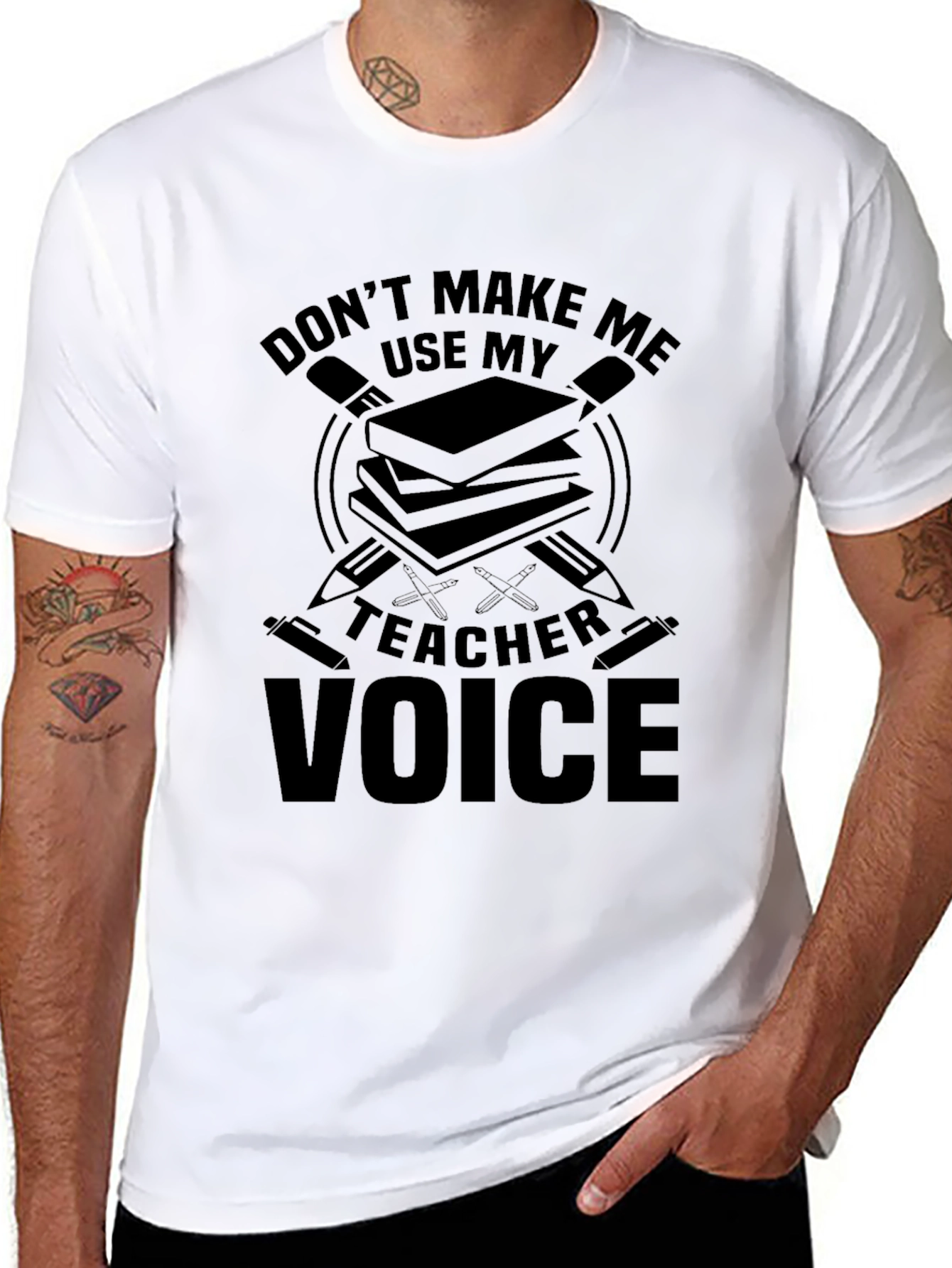 Dont Make Me Use My Teacher Voice T-Shirt