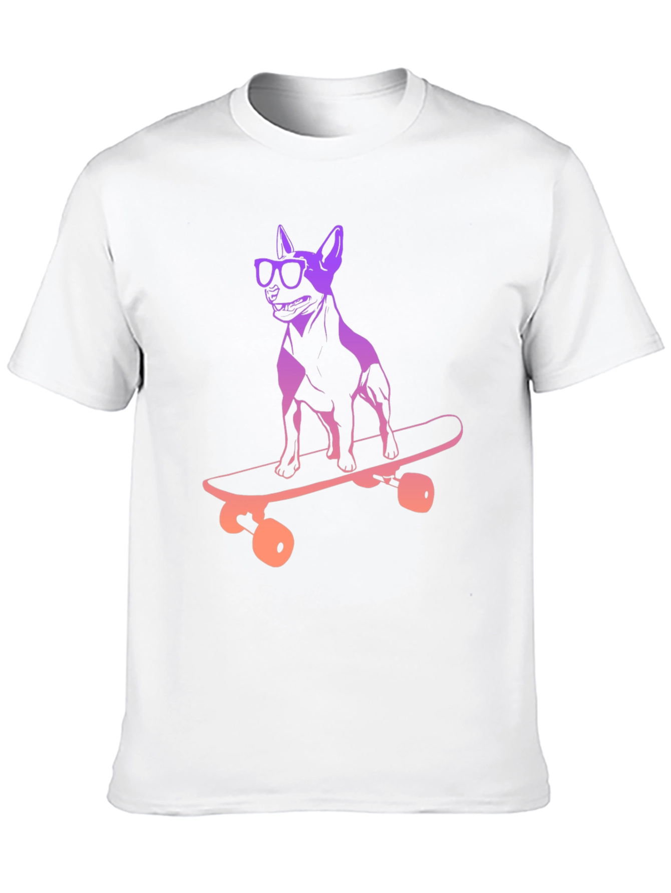 Skateboarding Dog Graphic Tee - Cool & Unique Design