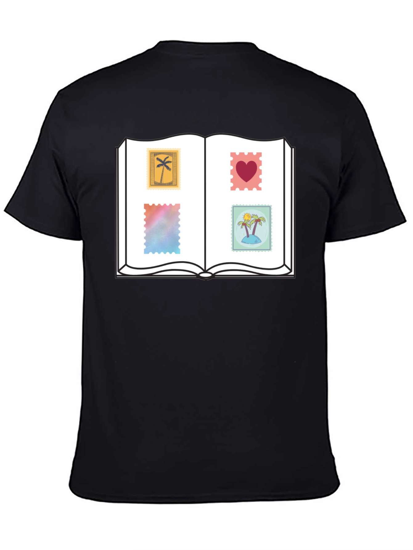 Novelty Stamp Book T-Shirt