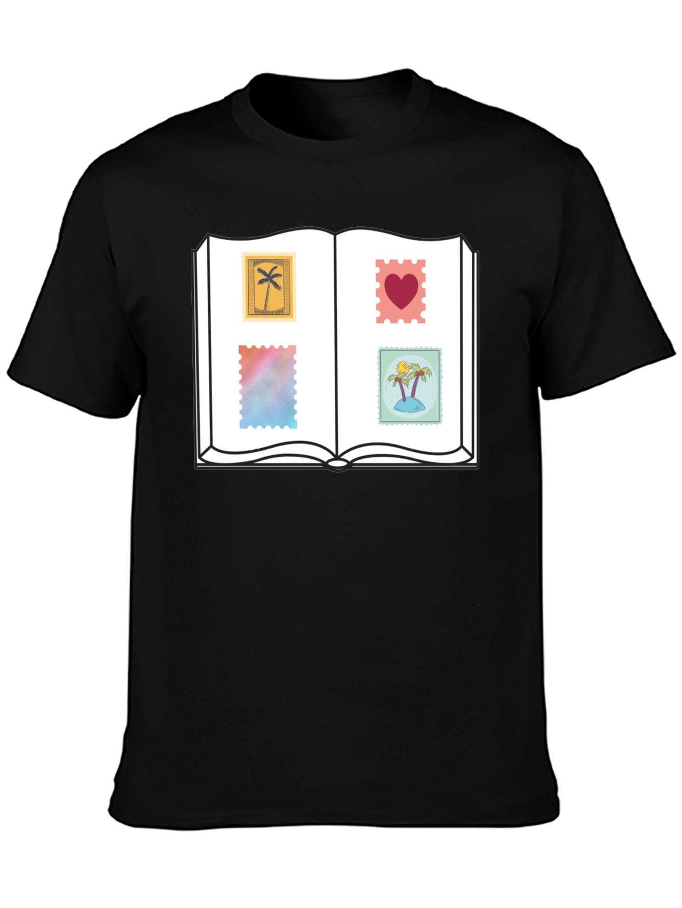 Novelty Stamp Book T-Shirt