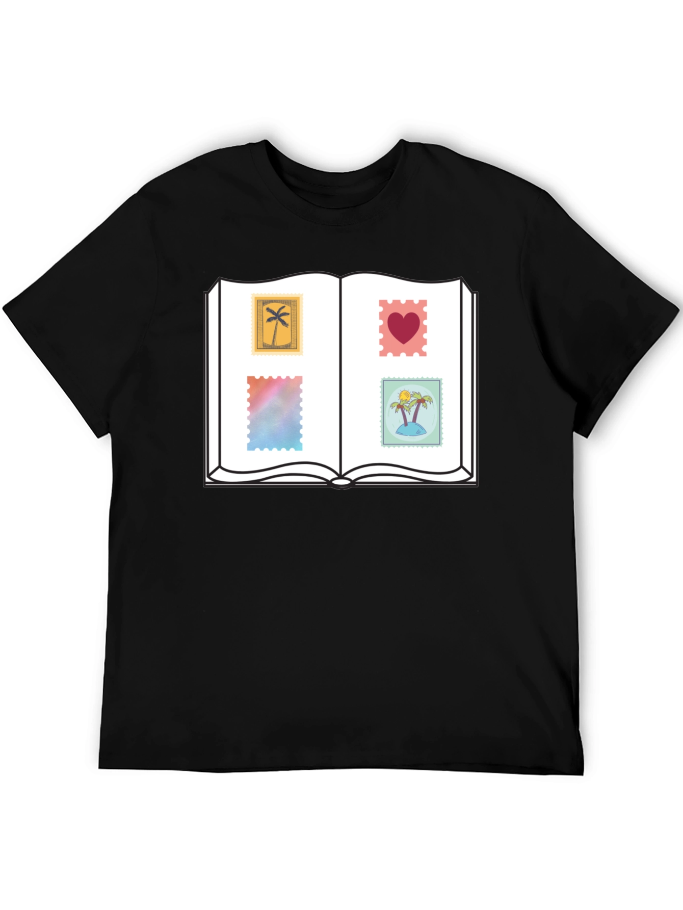 Novelty Stamp Book T-Shirt