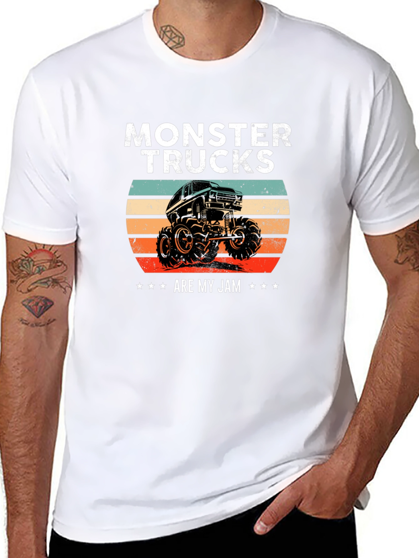 Monster Trucks Are My Jam Graphic Tee