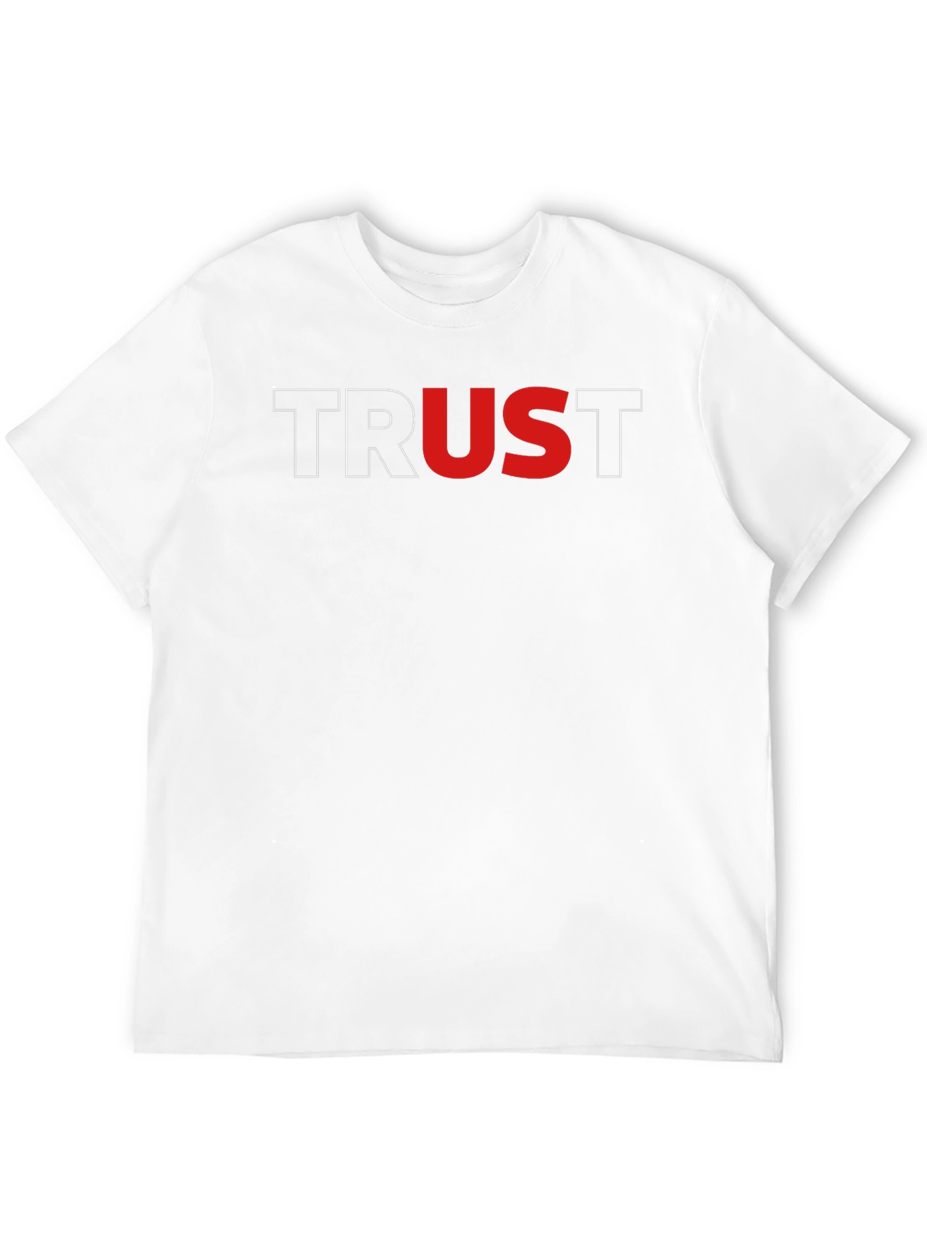 Trust Graphic Tee - Bold Black T-Shirt