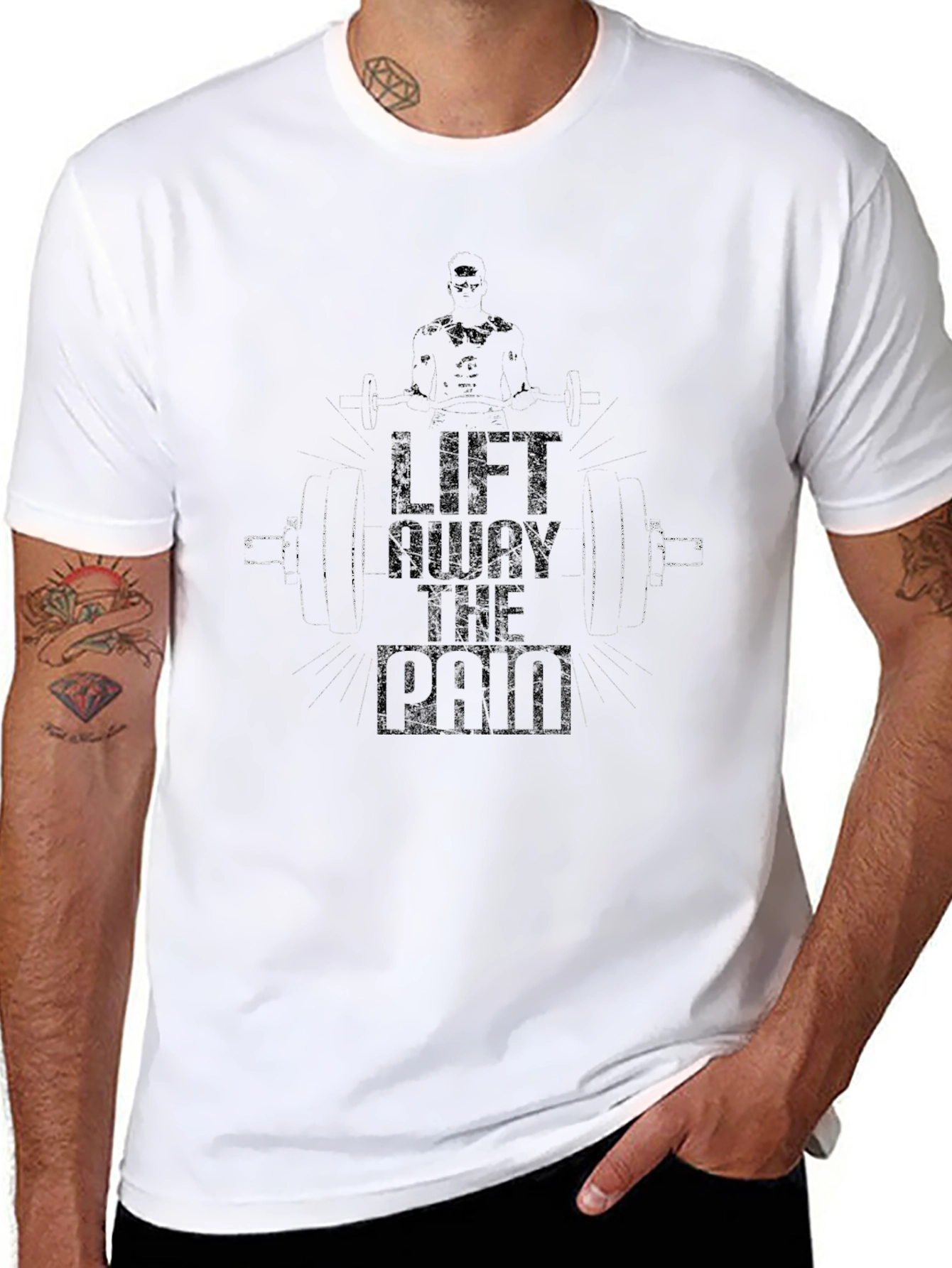 Lift Away The Pain Graphic T-Shirt