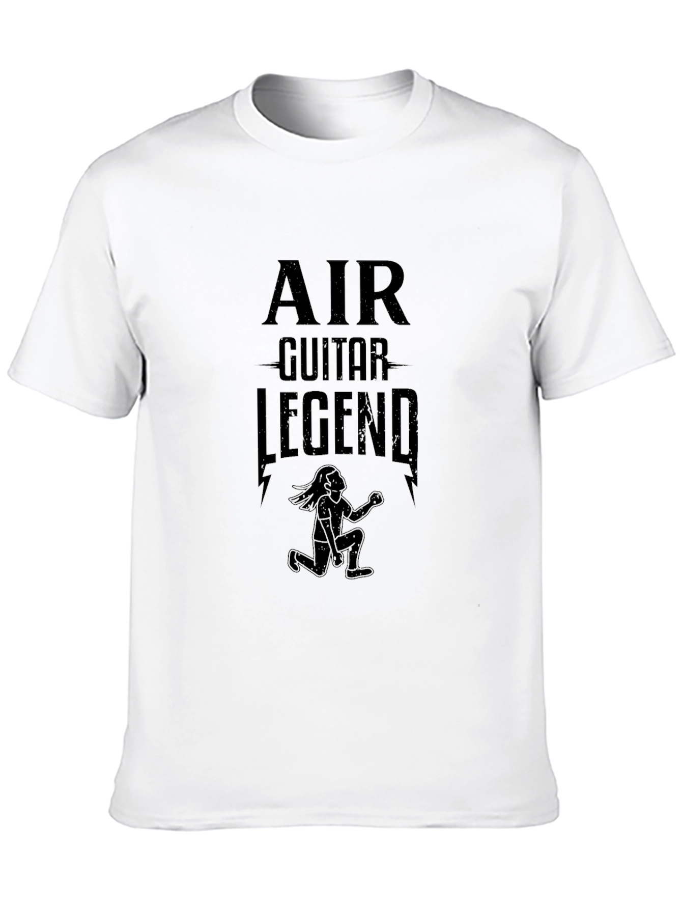 Air Guitar Legend Graphic Tee - Black
