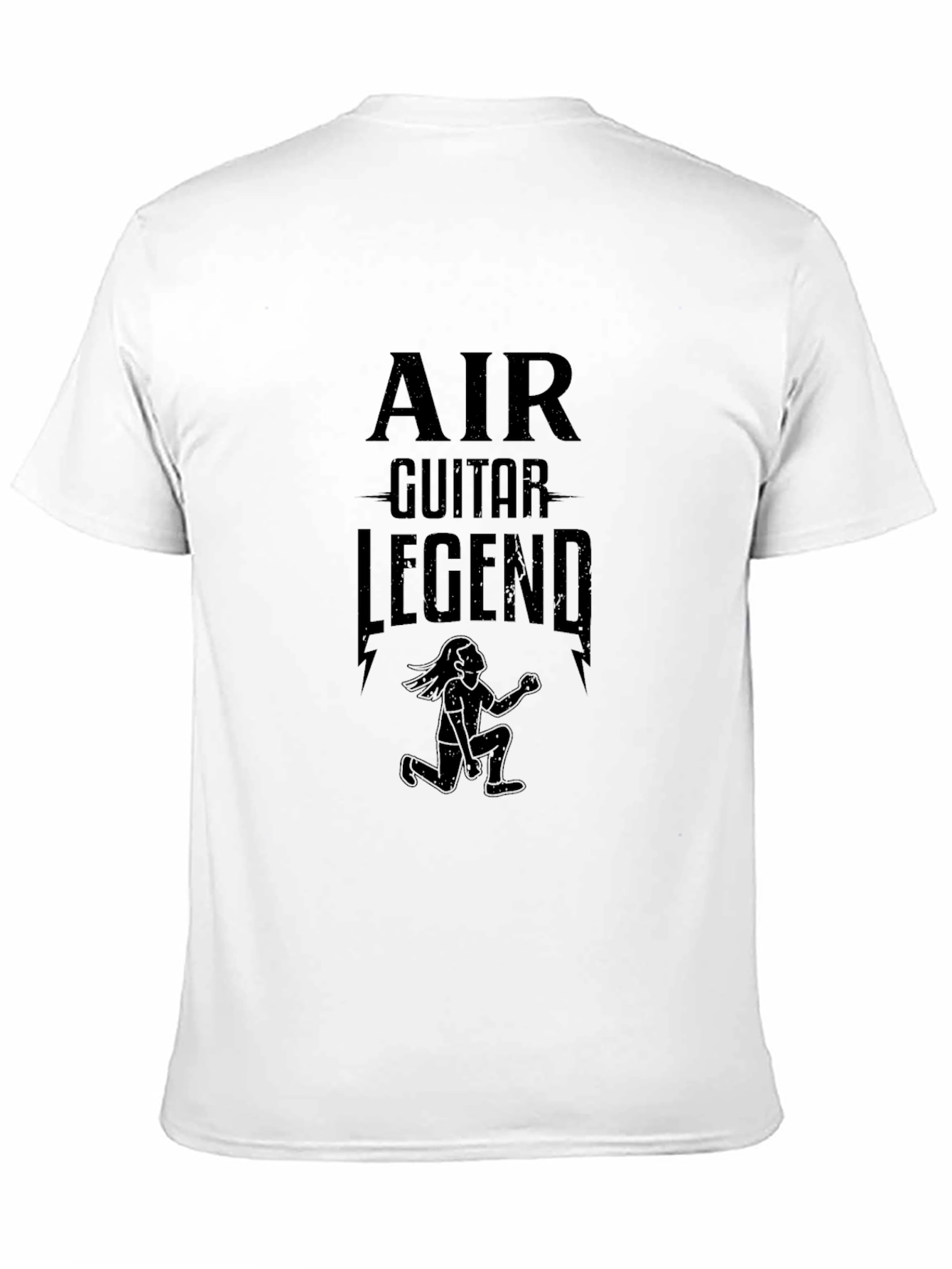 Air Guitar Legend Graphic Tee - Black