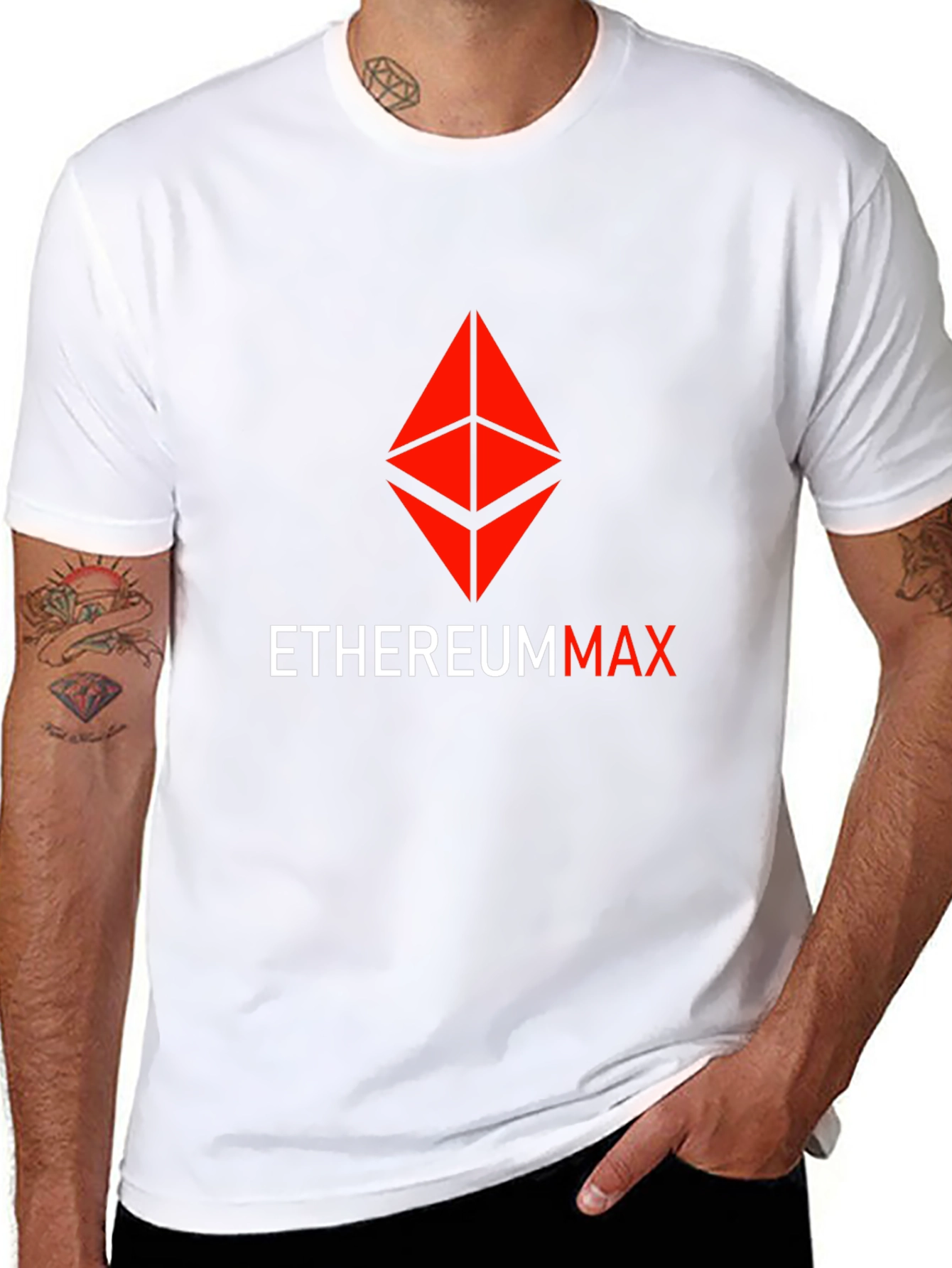 Ethereum Max Black T-Shirt | Crypto Fashion