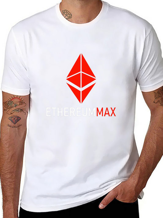 Ethereum Max Black T-Shirt | Crypto Fashion