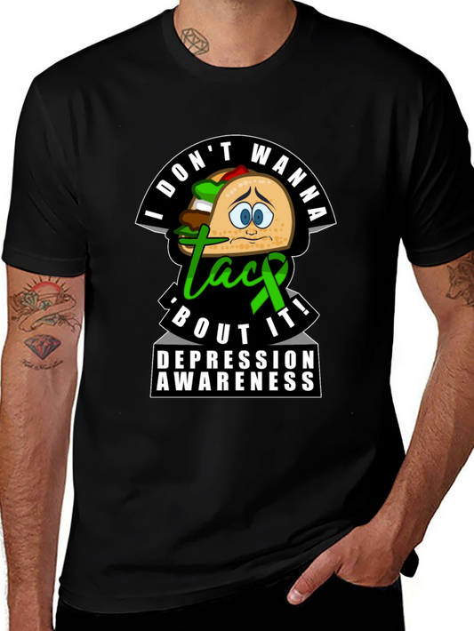 Taco Depression Awareness T-Shirt
