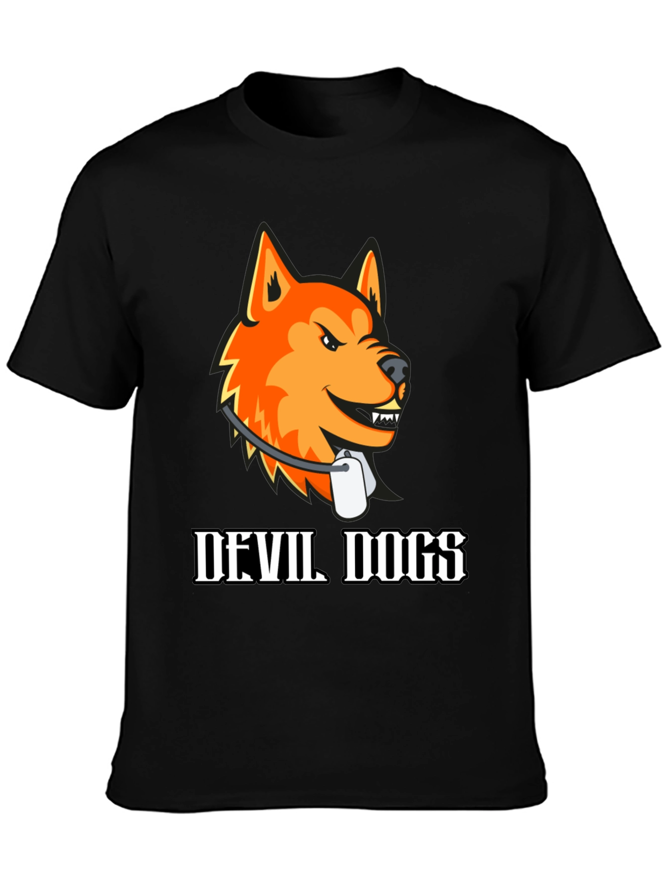 Devil Dogs Graphic Tee - Bold Animal Print Shirt
