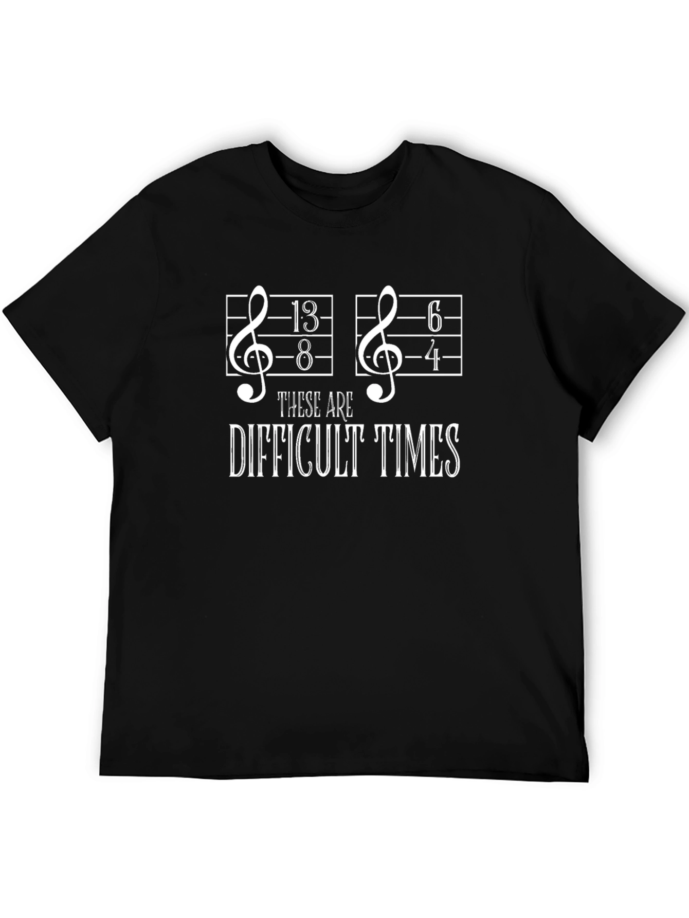 Difficult Times Music Pun T-Shirt