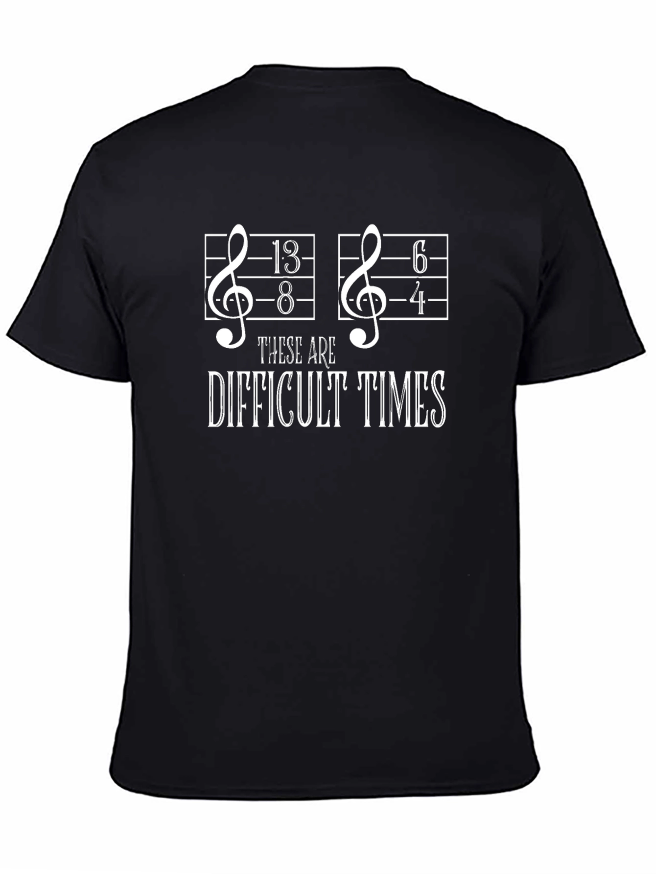 Difficult Times Music Pun T-Shirt
