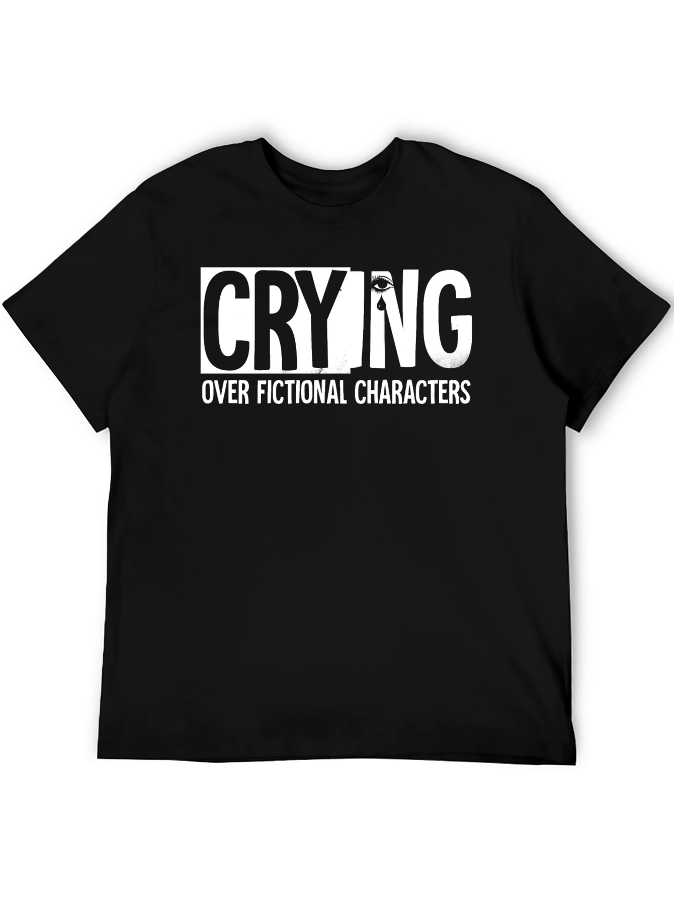 Crying Over Fictional Characters Graphic Tee
