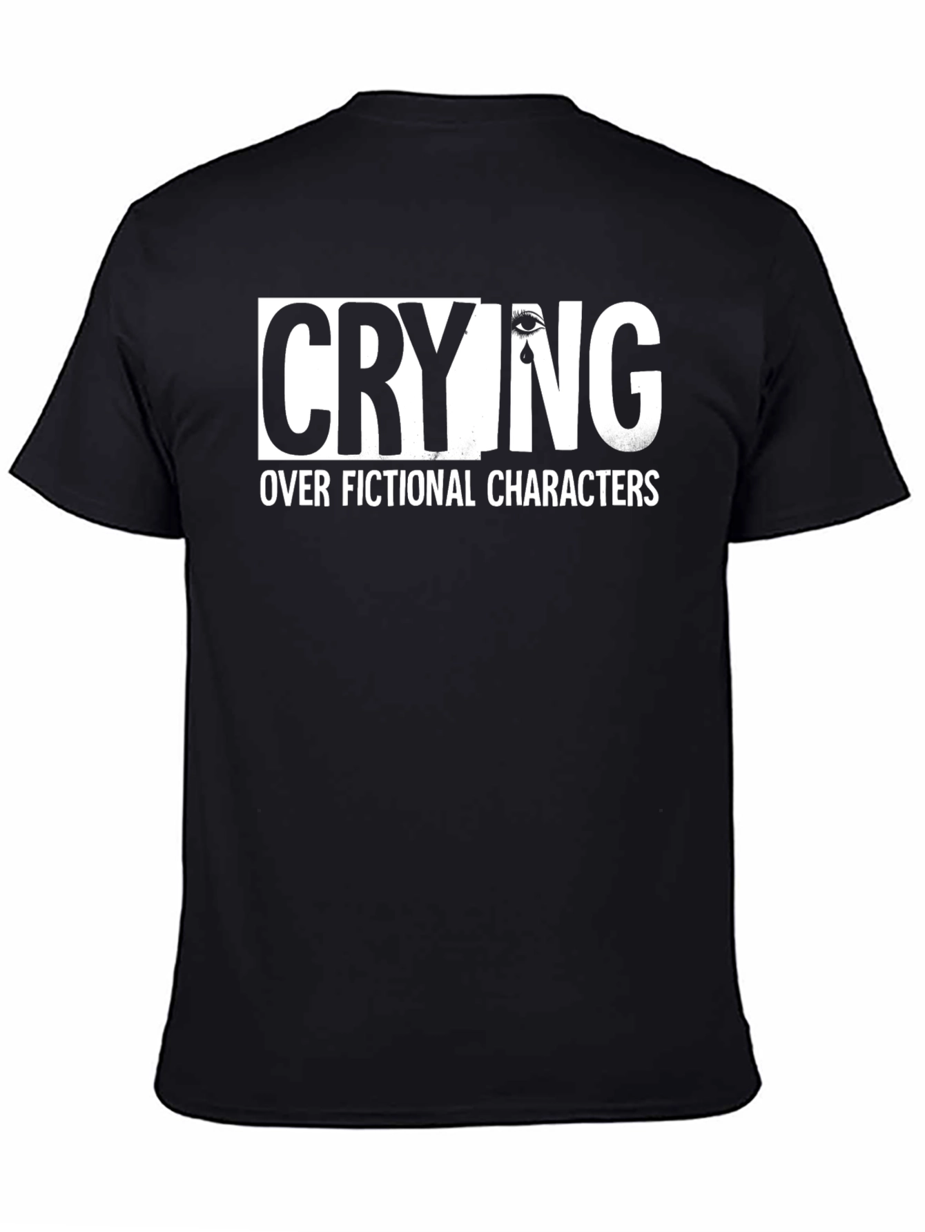 Crying Over Fictional Characters Graphic Tee