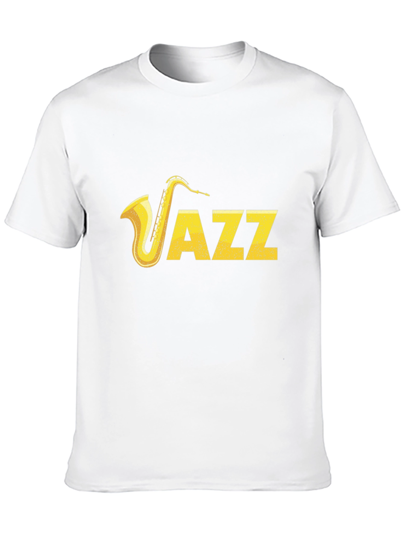 Jazz Saxophone Black T-Shirt - Music Lover Tee