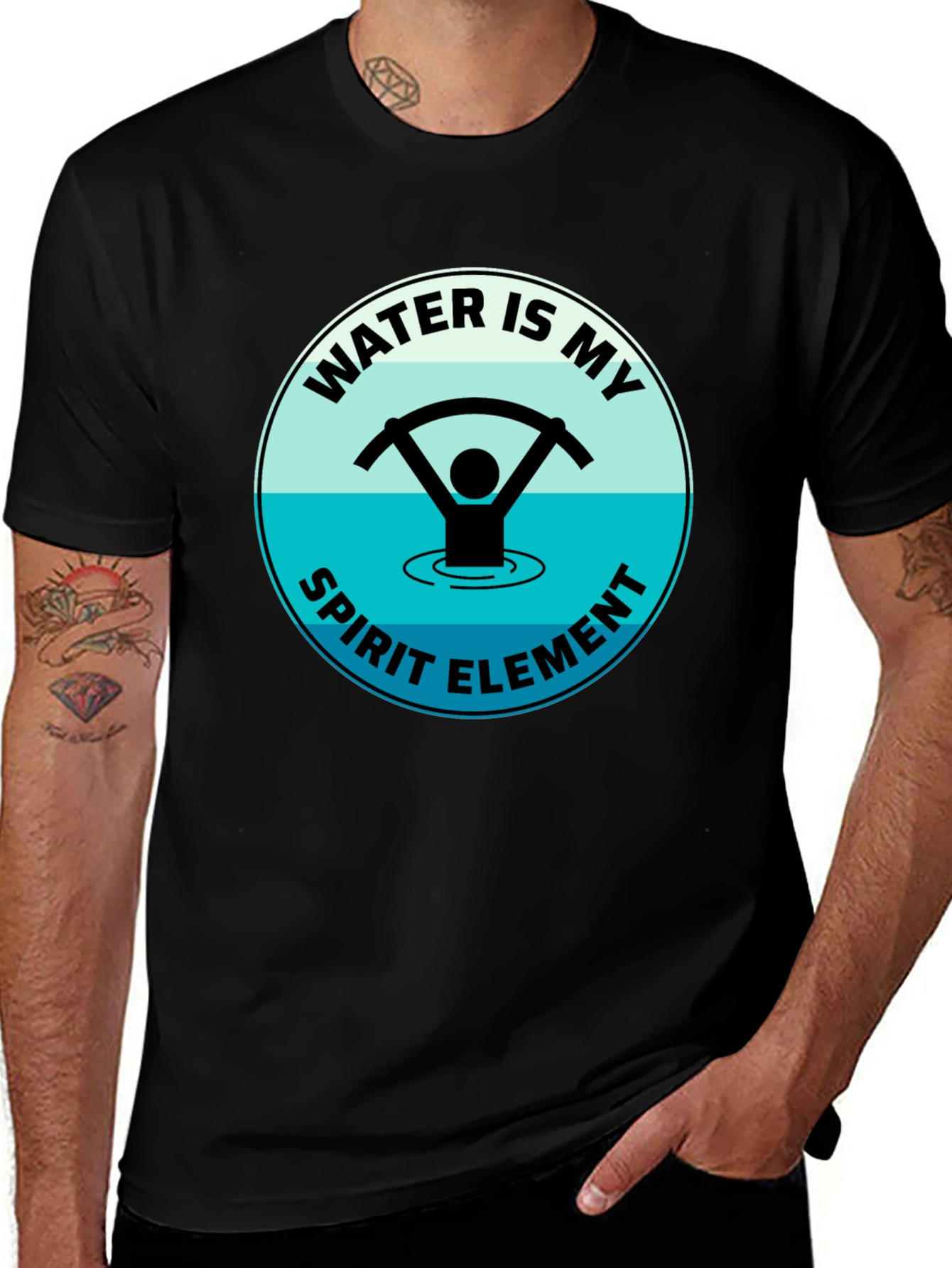 Water Is My Spirit Element T-Shirt