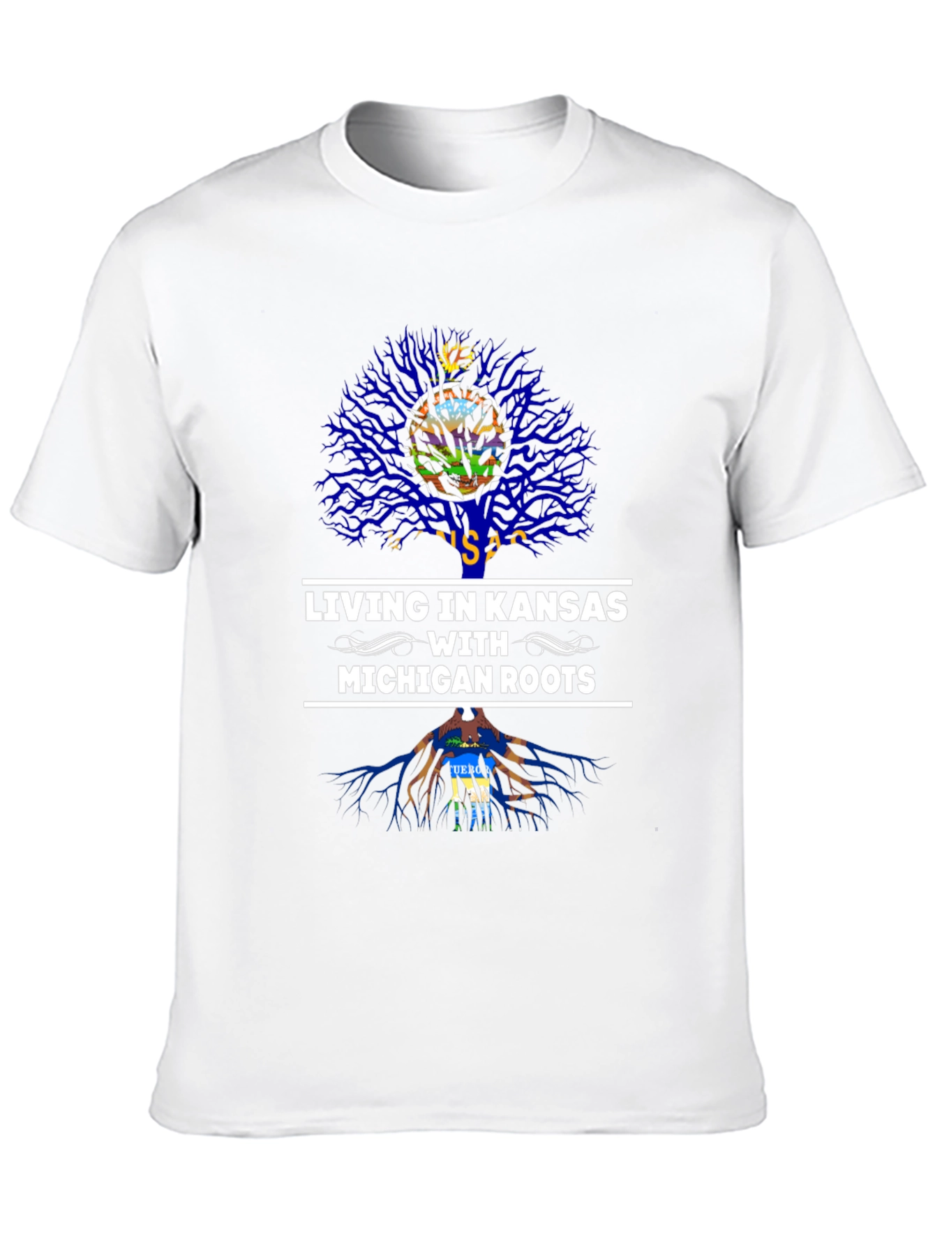 Kansas Living Michigan Roots Graphic Tee