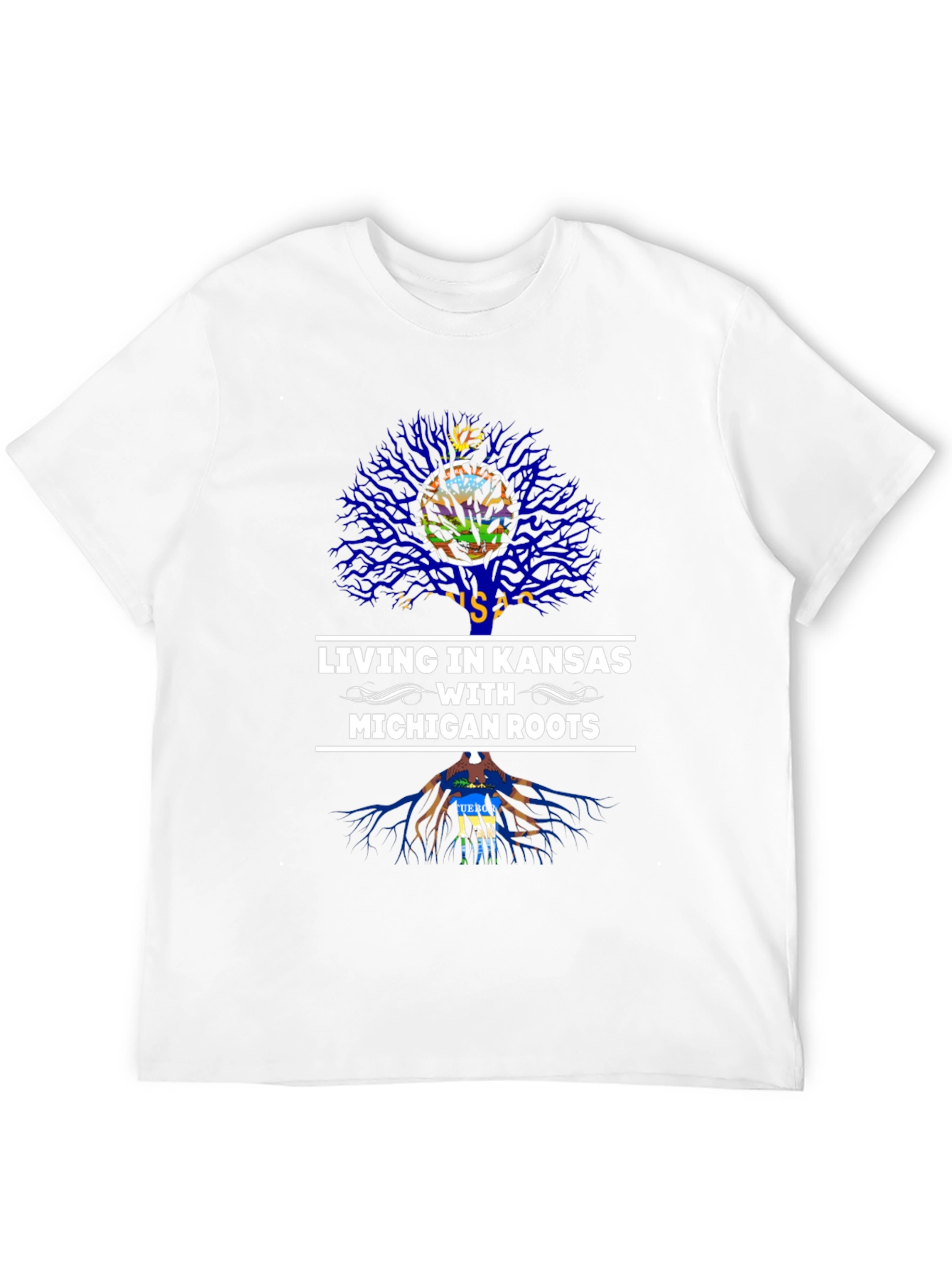 Kansas Living Michigan Roots Graphic Tee