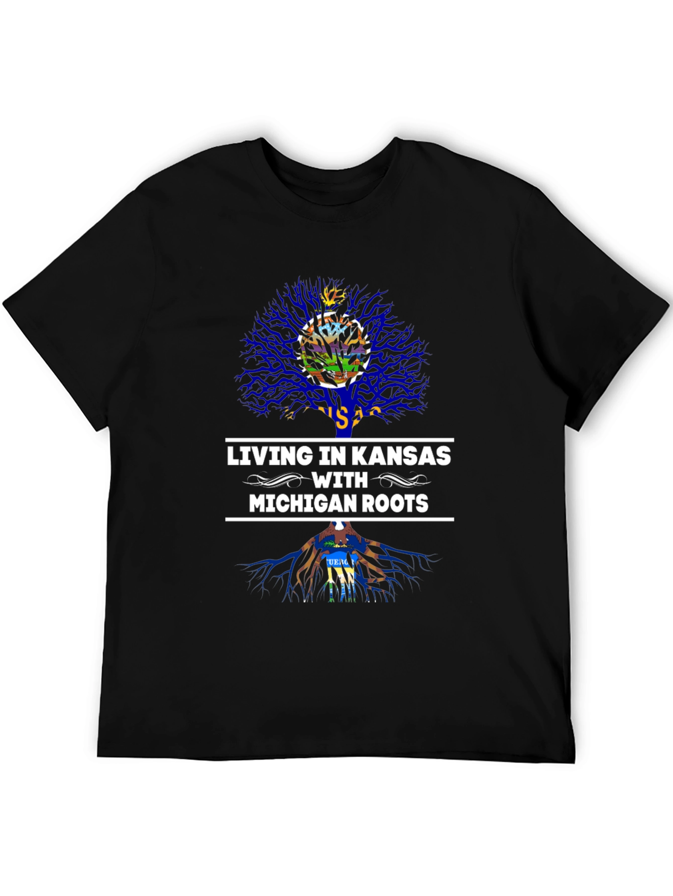 Kansas Living Michigan Roots Graphic Tee