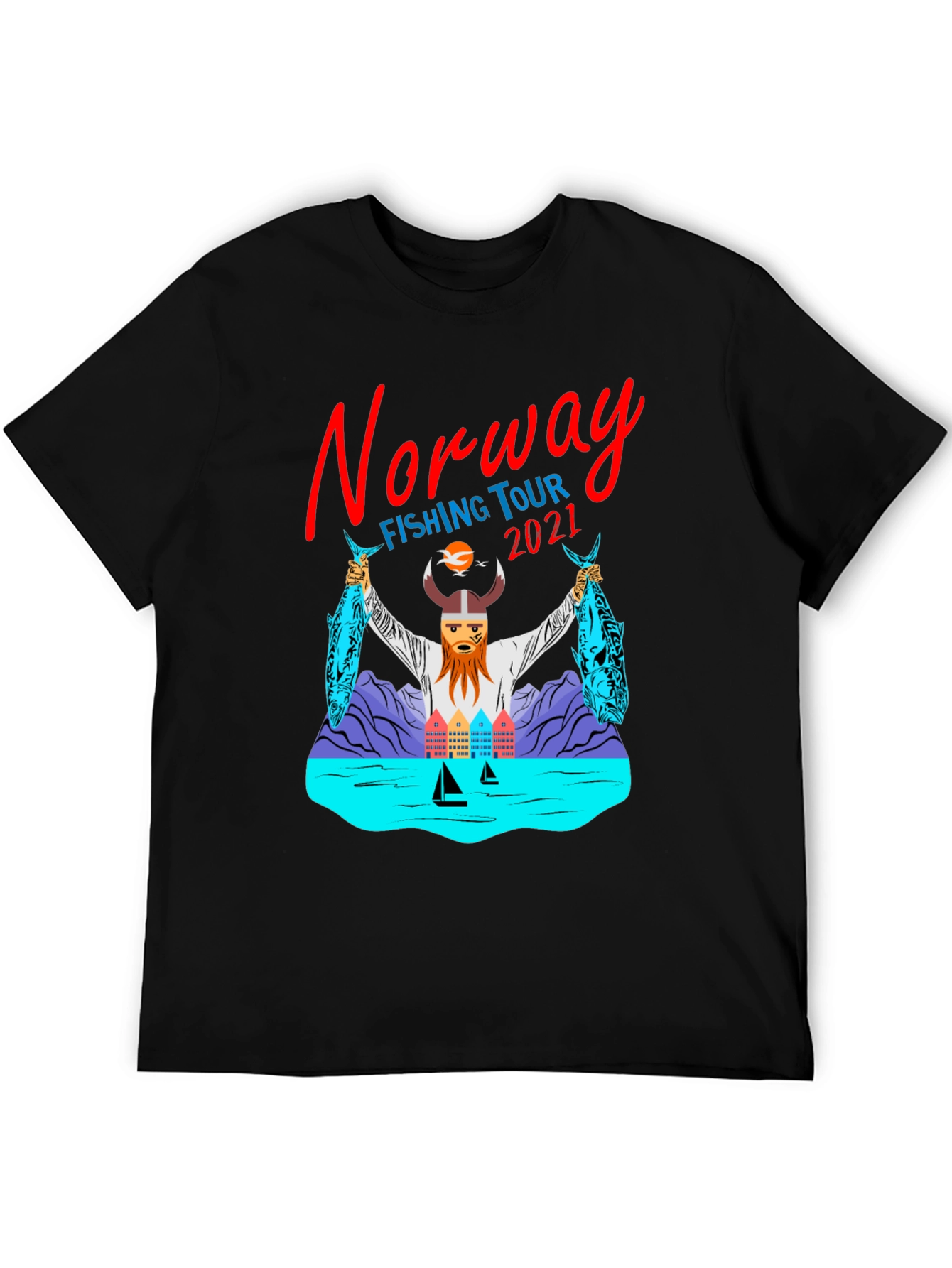 Norway Fishing Tour 2021 Graphic T-Shirt