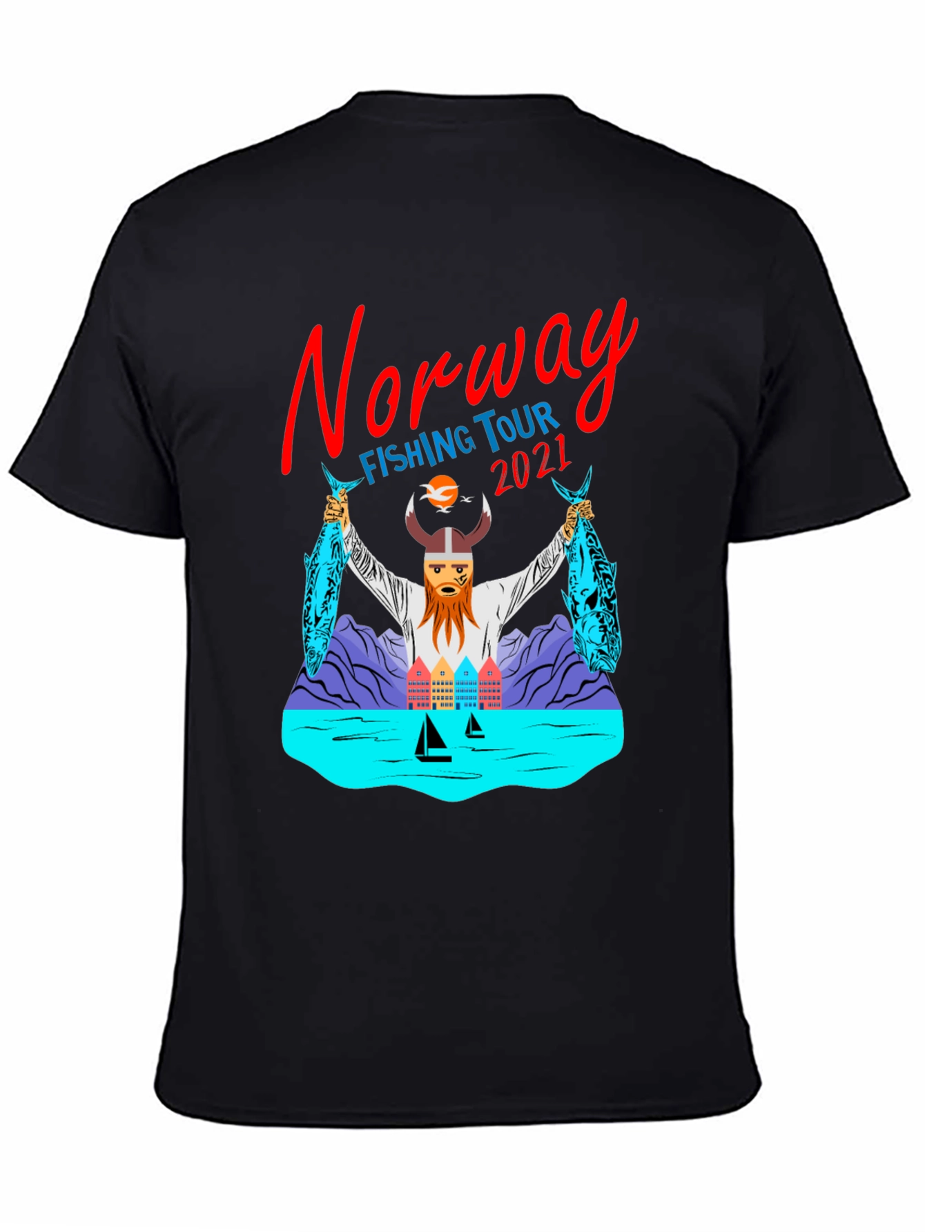 Norway Fishing Tour 2021 Graphic T-Shirt
