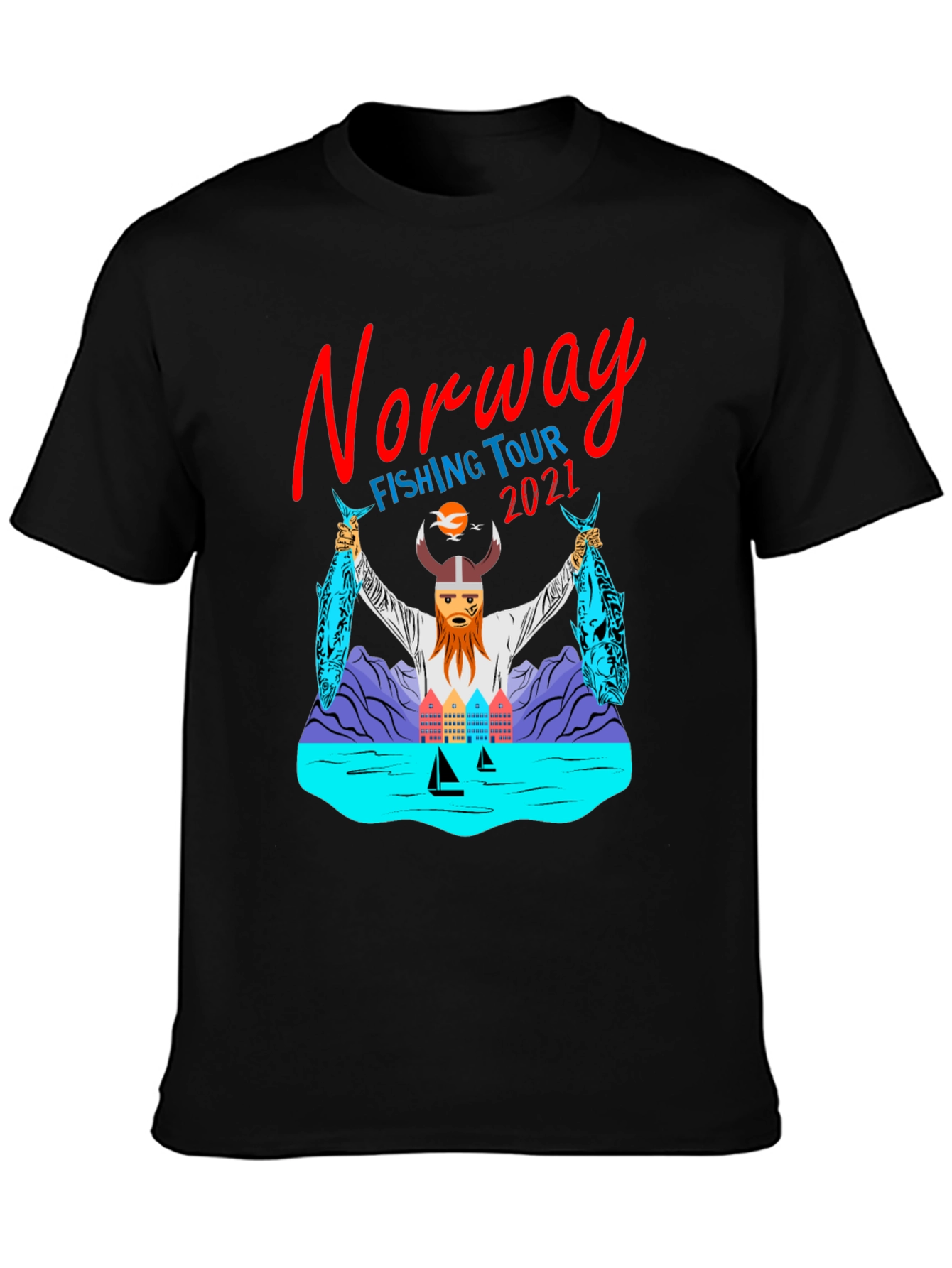 Norway Fishing Tour 2021 Graphic T-Shirt
